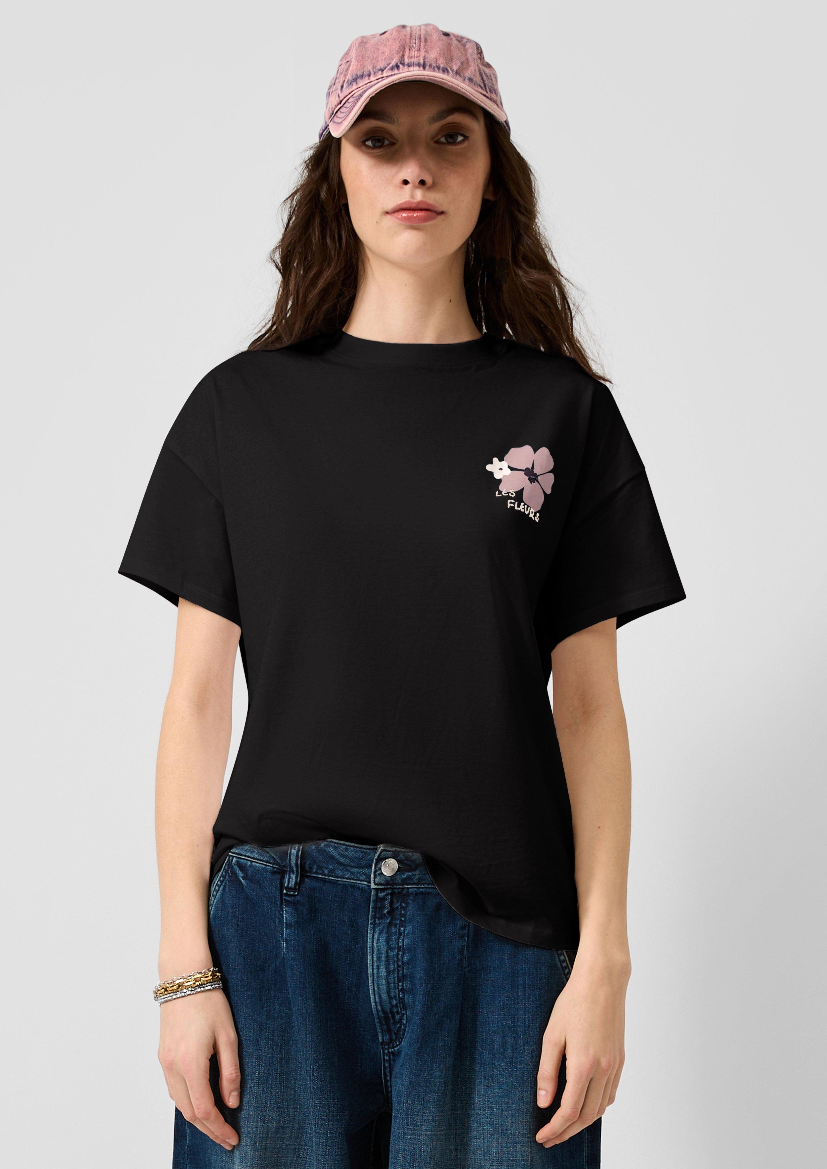 Women T-Shirt in black by QS