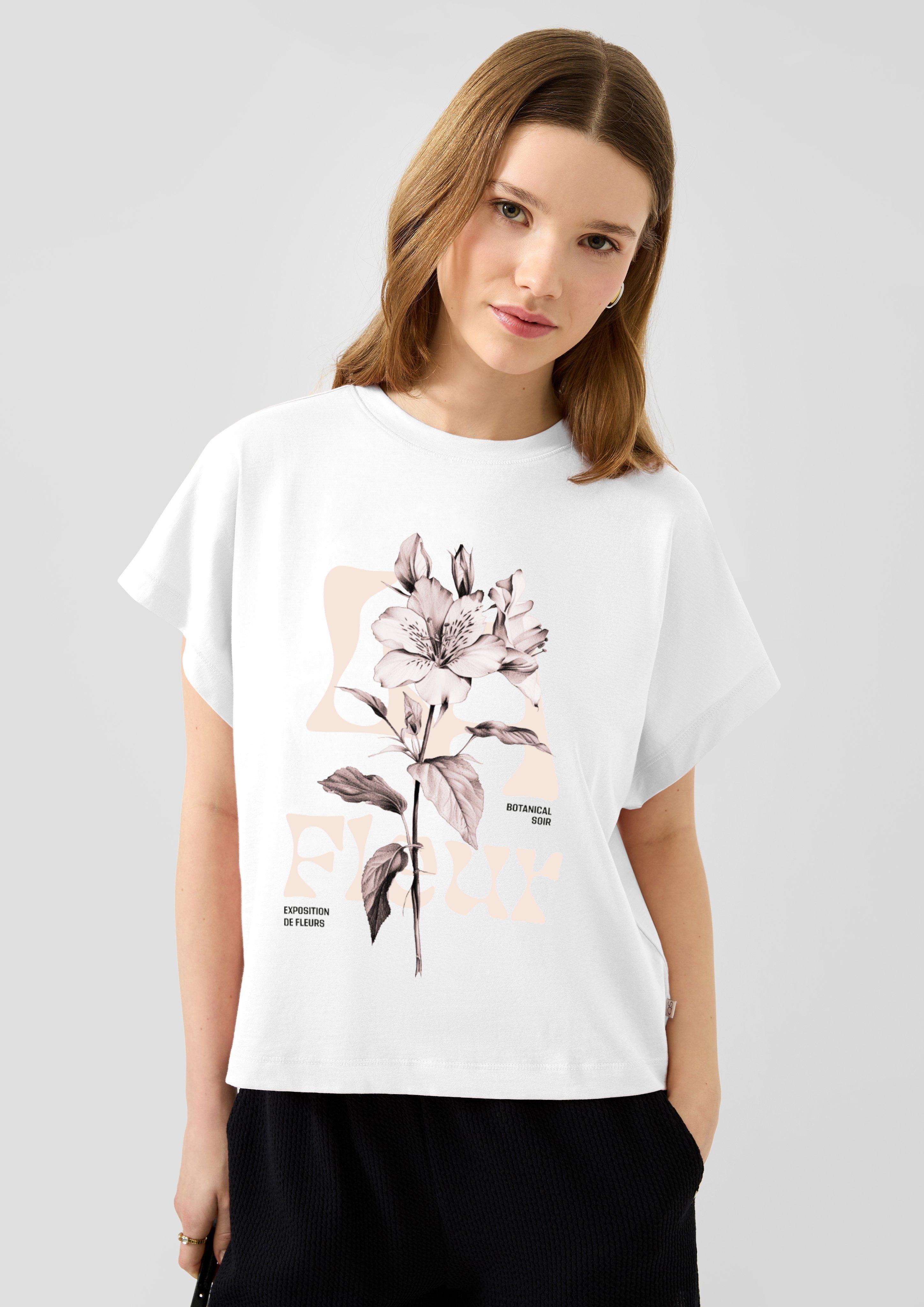 Women T-Shirt in white by QS