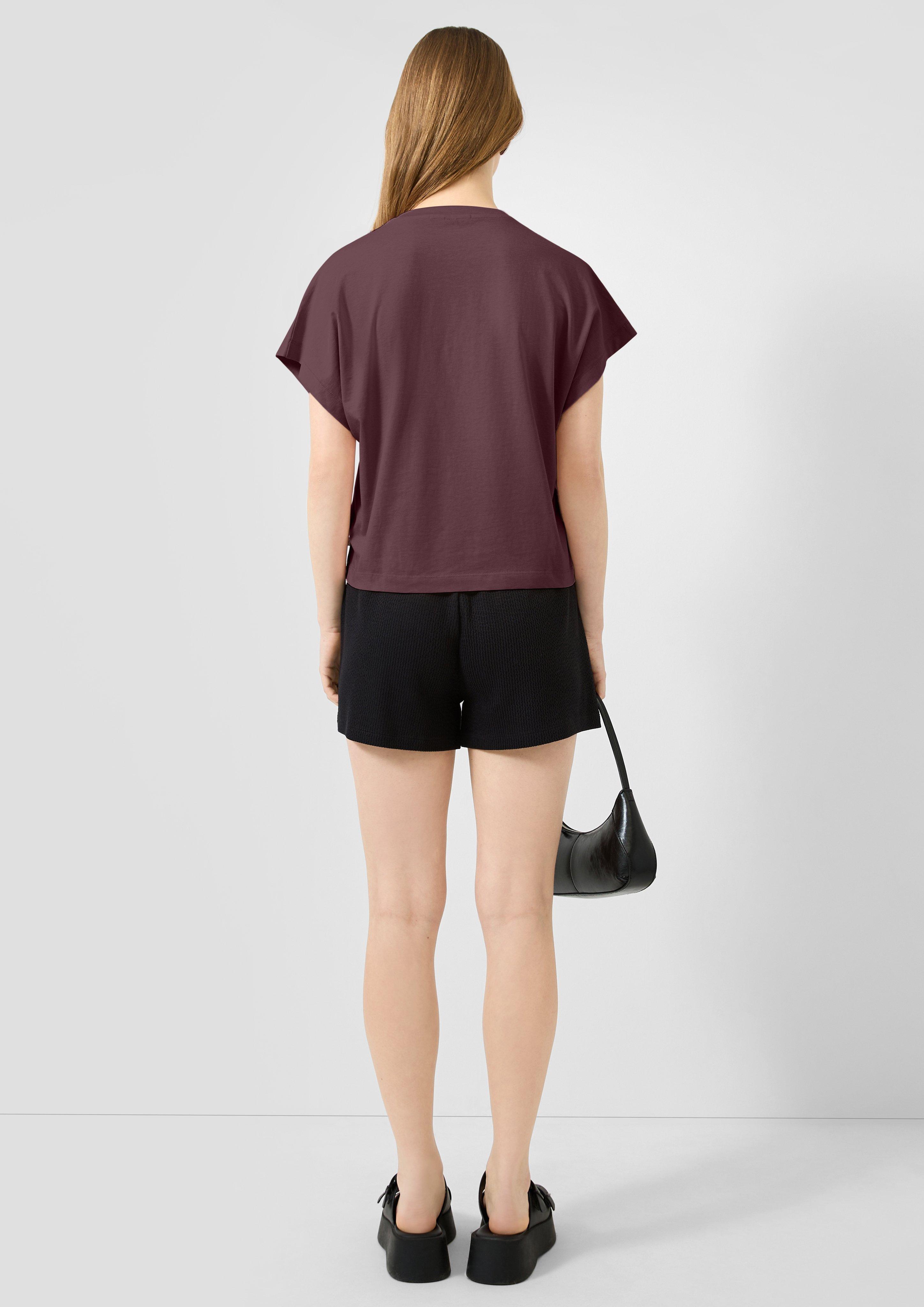 Women T-Shirt in red by QS