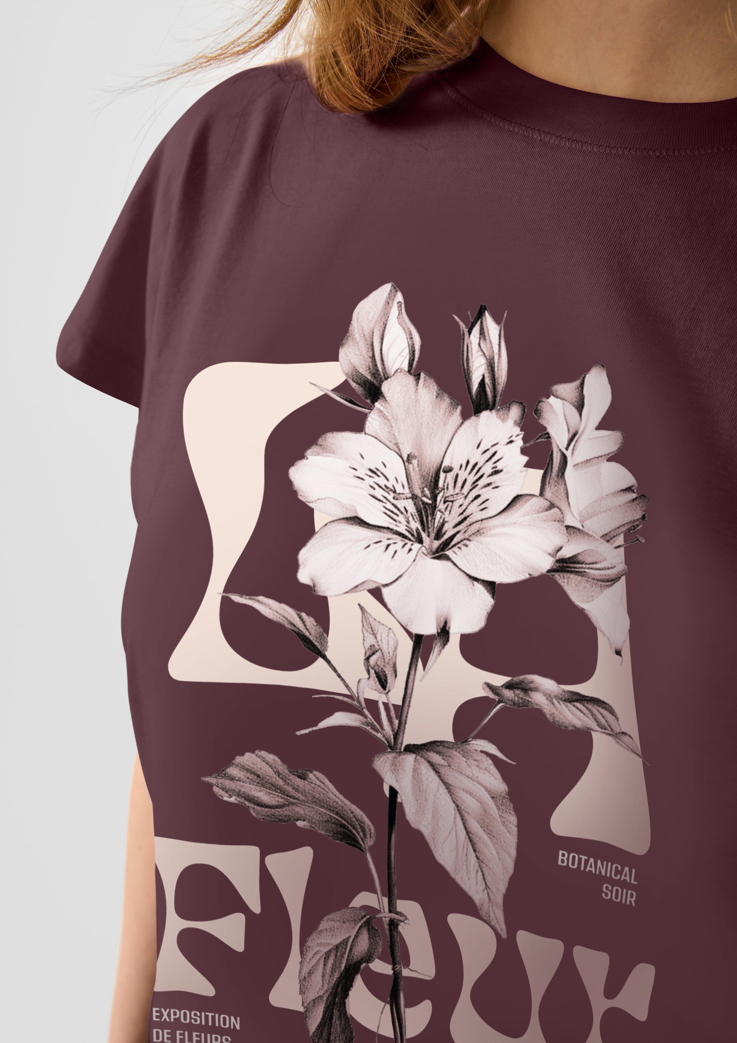 Women T-Shirt in red by QS