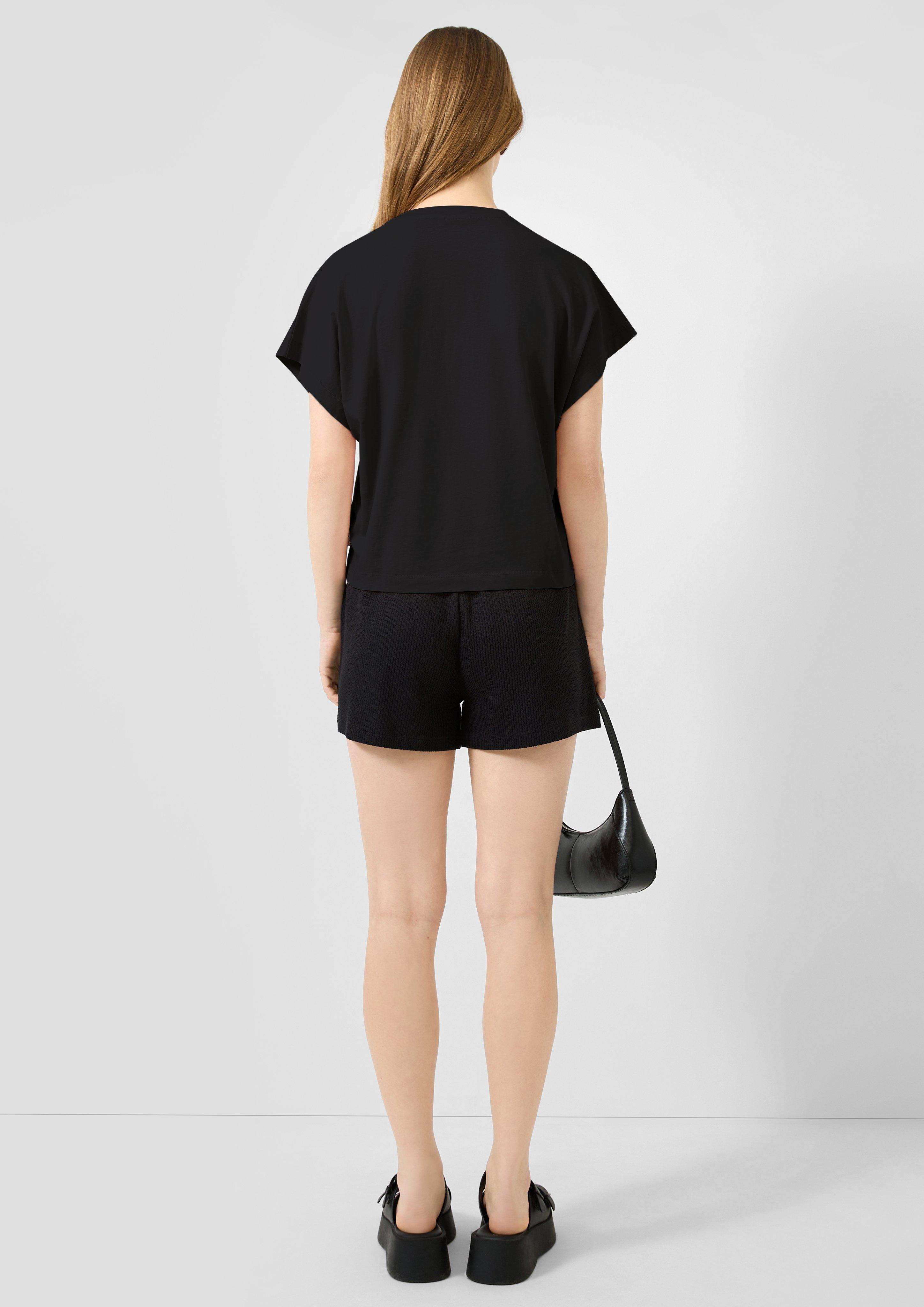 Women T-Shirt in black by QS