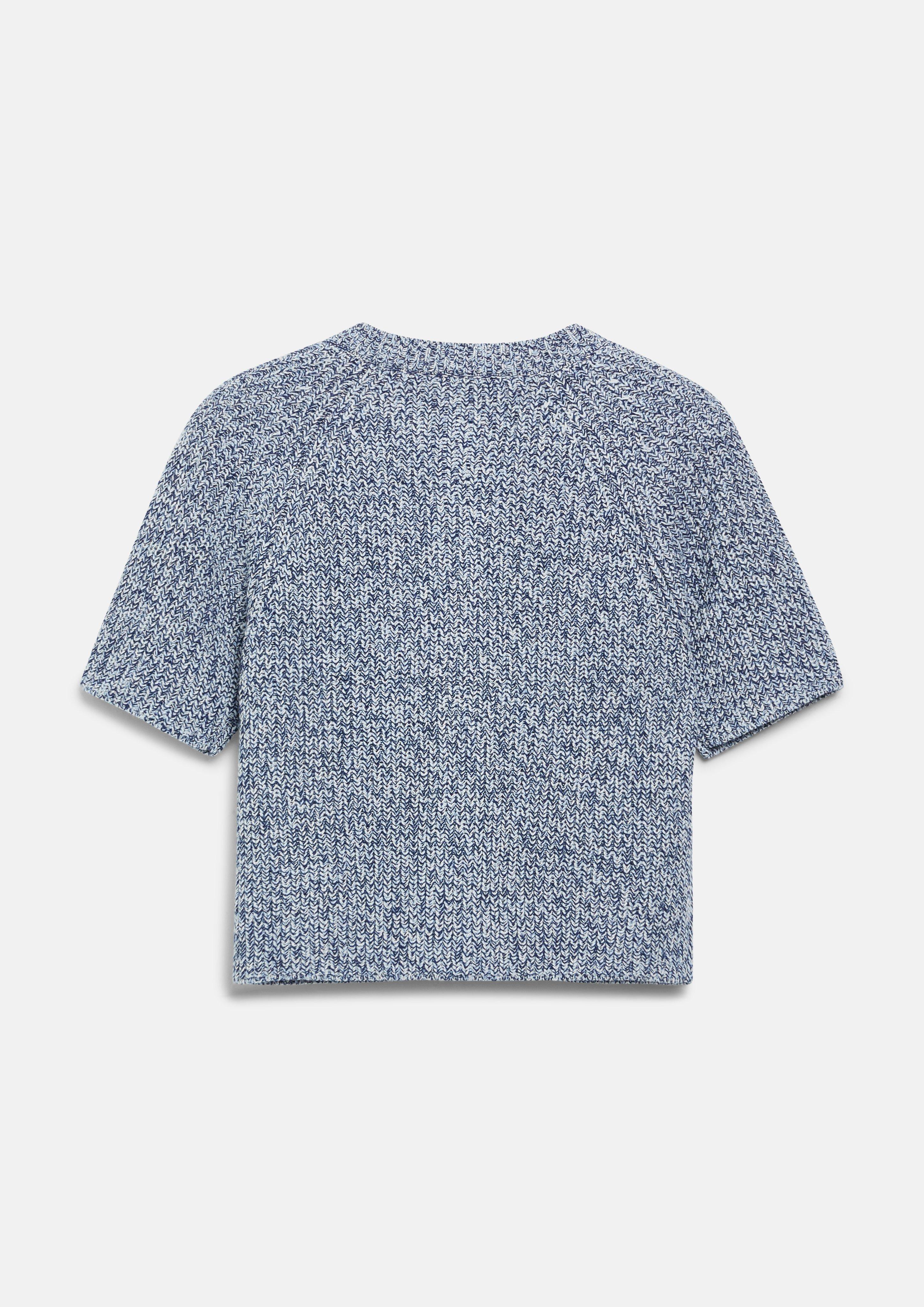 Dames Gebreid vest in blauw van s.Oliver