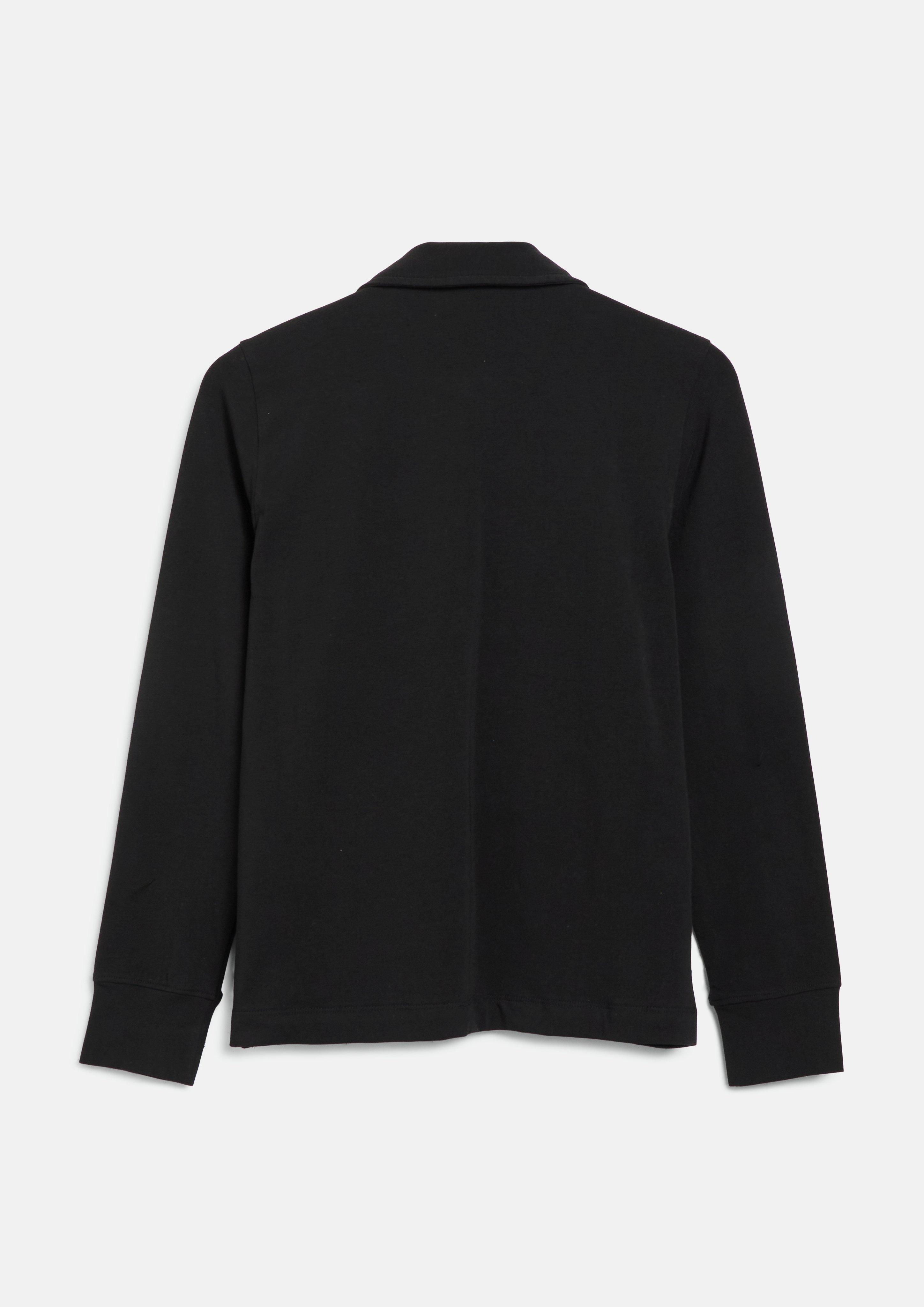 Damen Elastische Jerseybluse in schwarz von s.Oliver