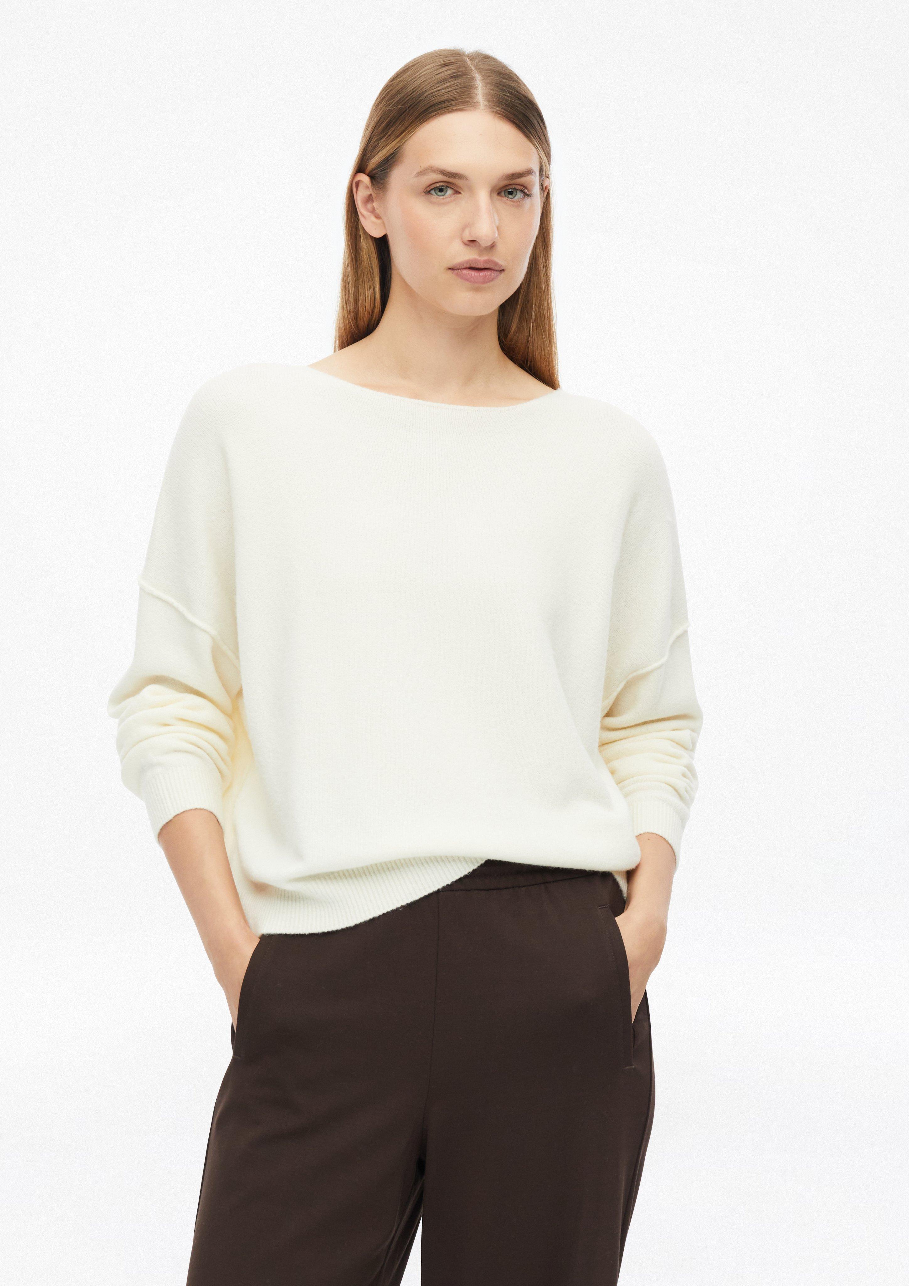 Damen Weicher Strickpullover in Oversize in helles beige von s.Oliver