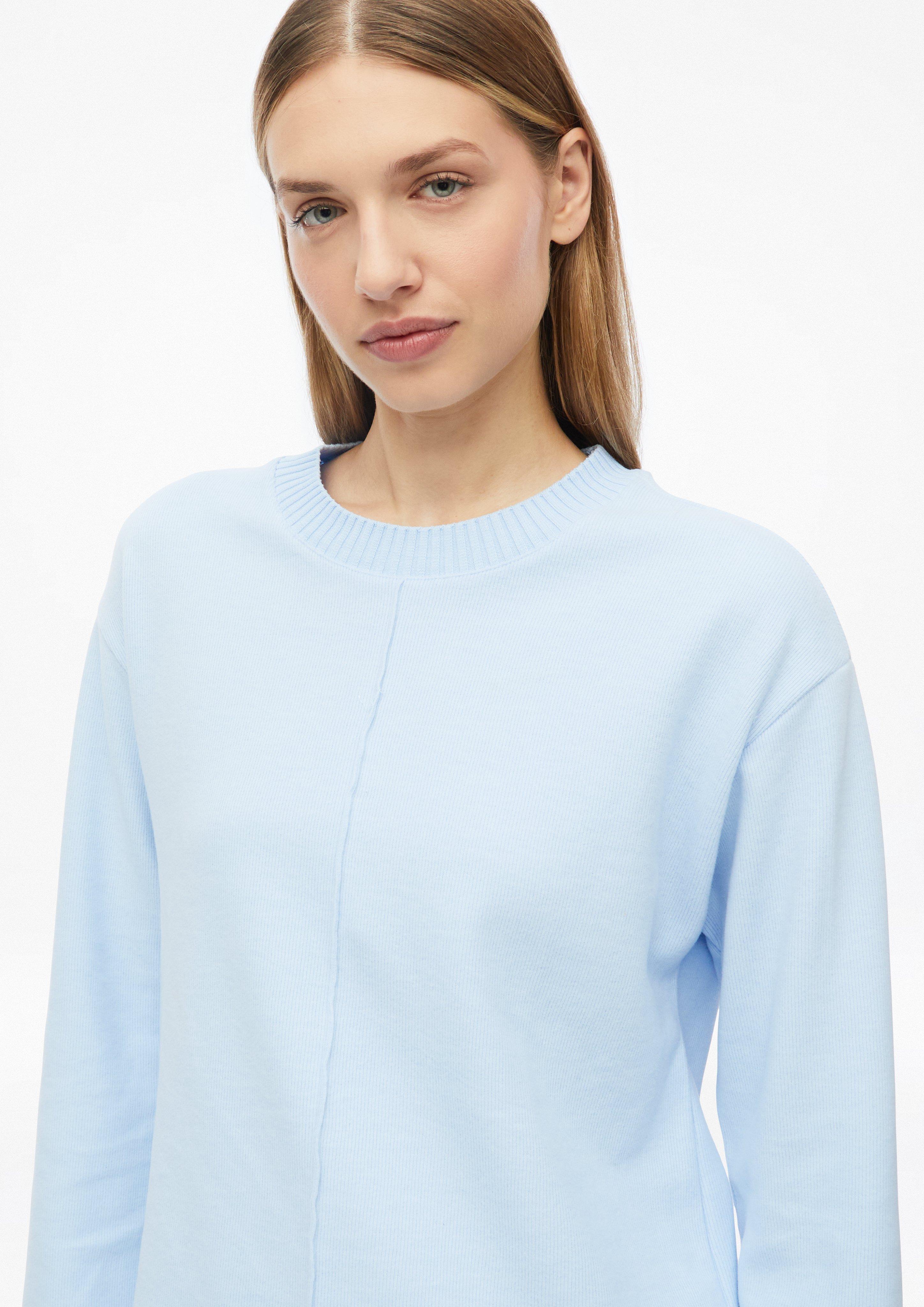 Women Brushed Sweatshirt in a Relaxed Fit in blue by s.Oliver