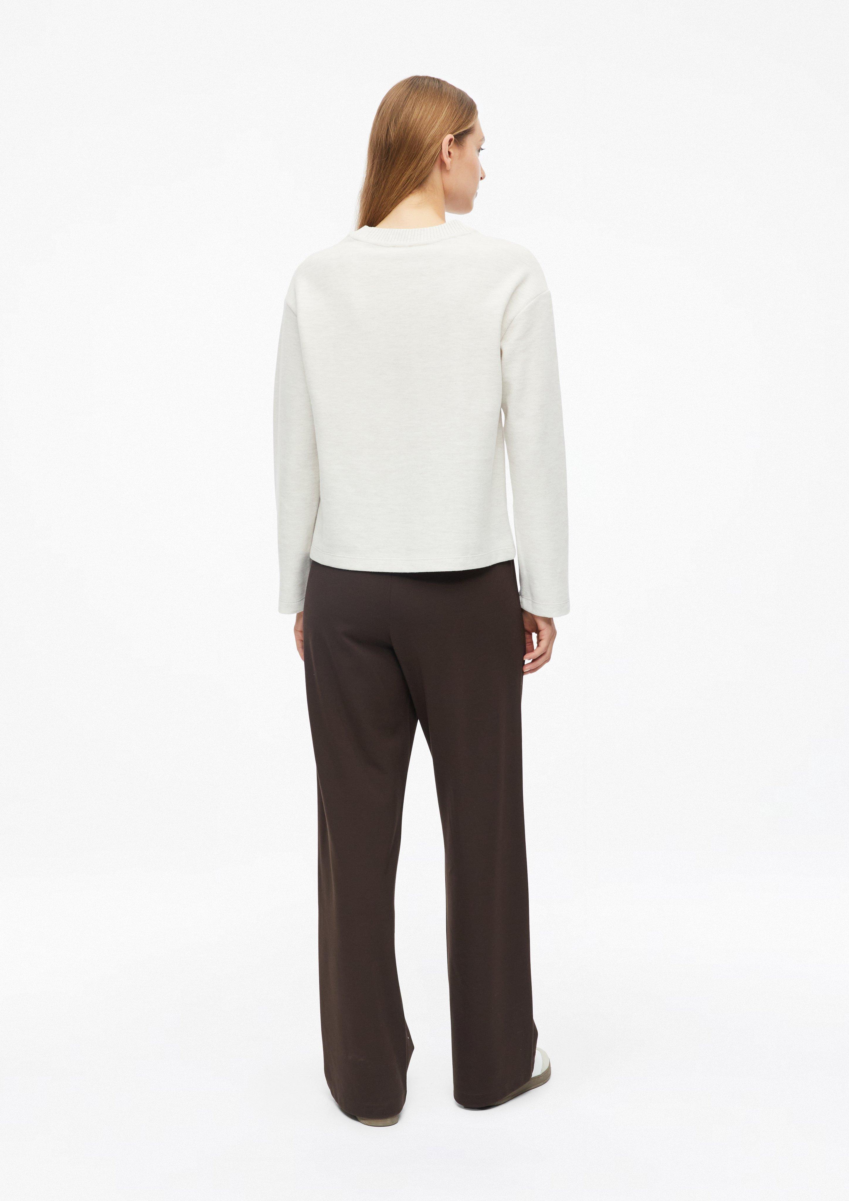 Damen Angerautes Sweatshirt im Relaxed Fit in creme von s.Oliver