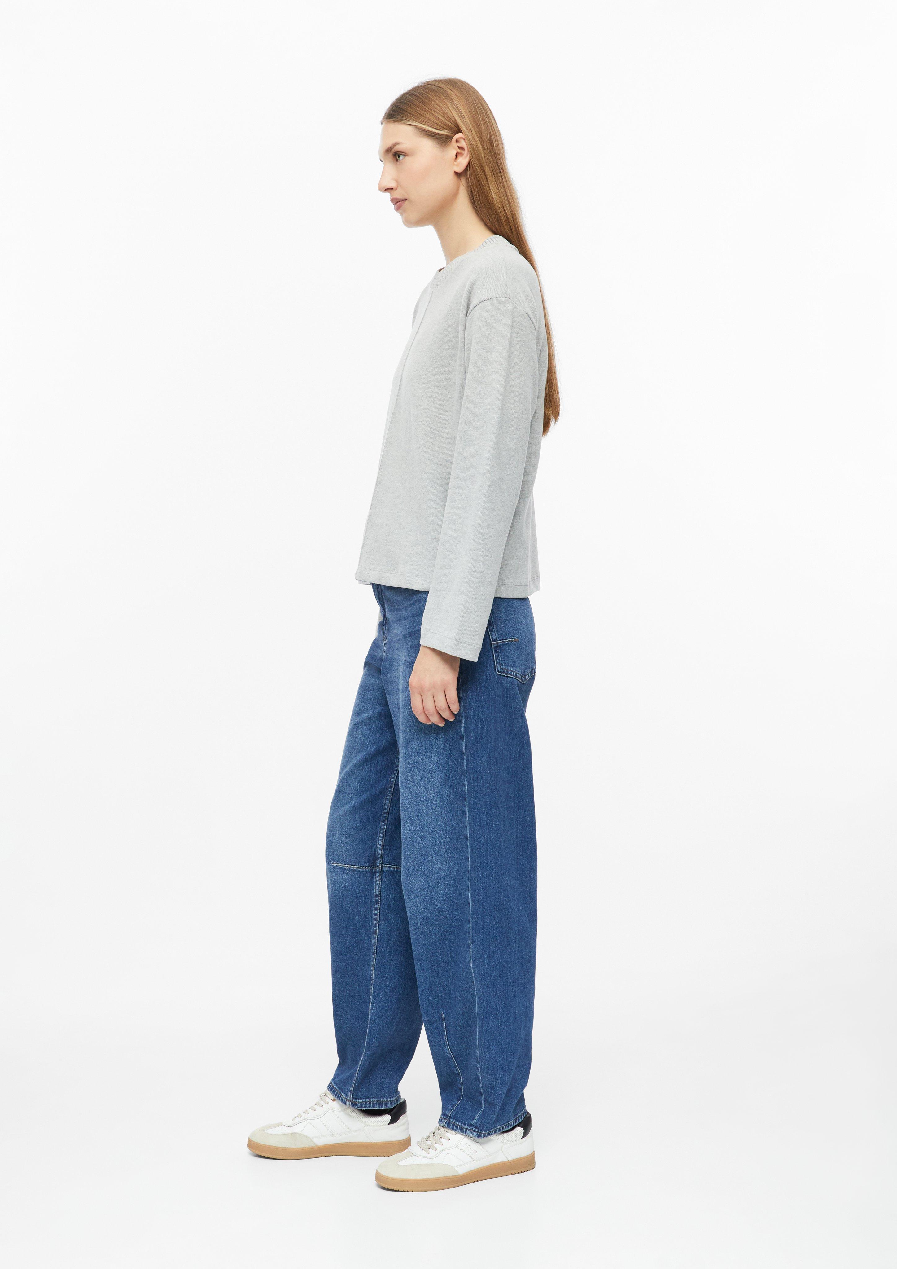 Women Brushed Sweatshirt in a Relaxed Fit in grey by s.Oliver