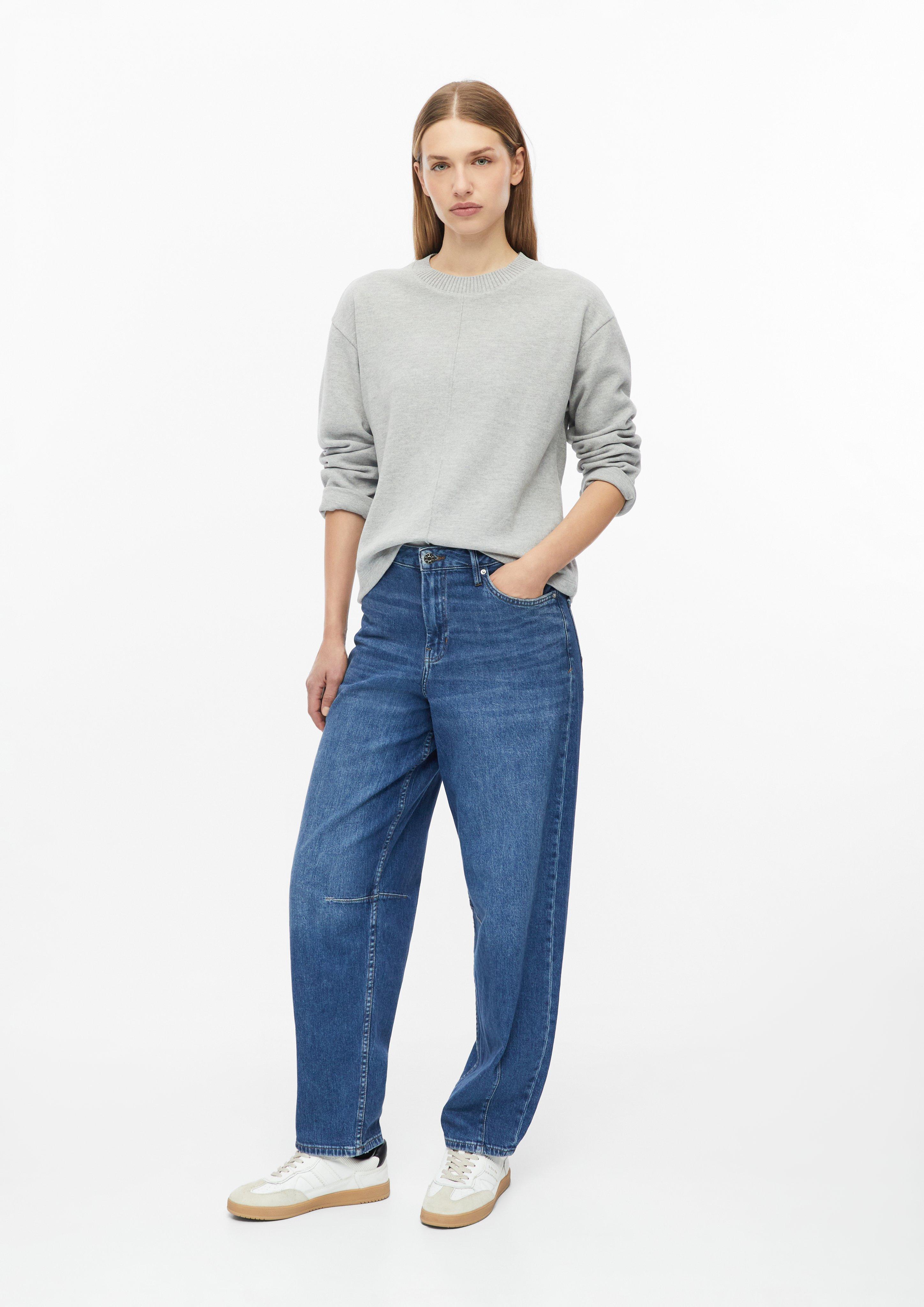 Women Brushed Sweatshirt in a Relaxed Fit in grey by s.Oliver