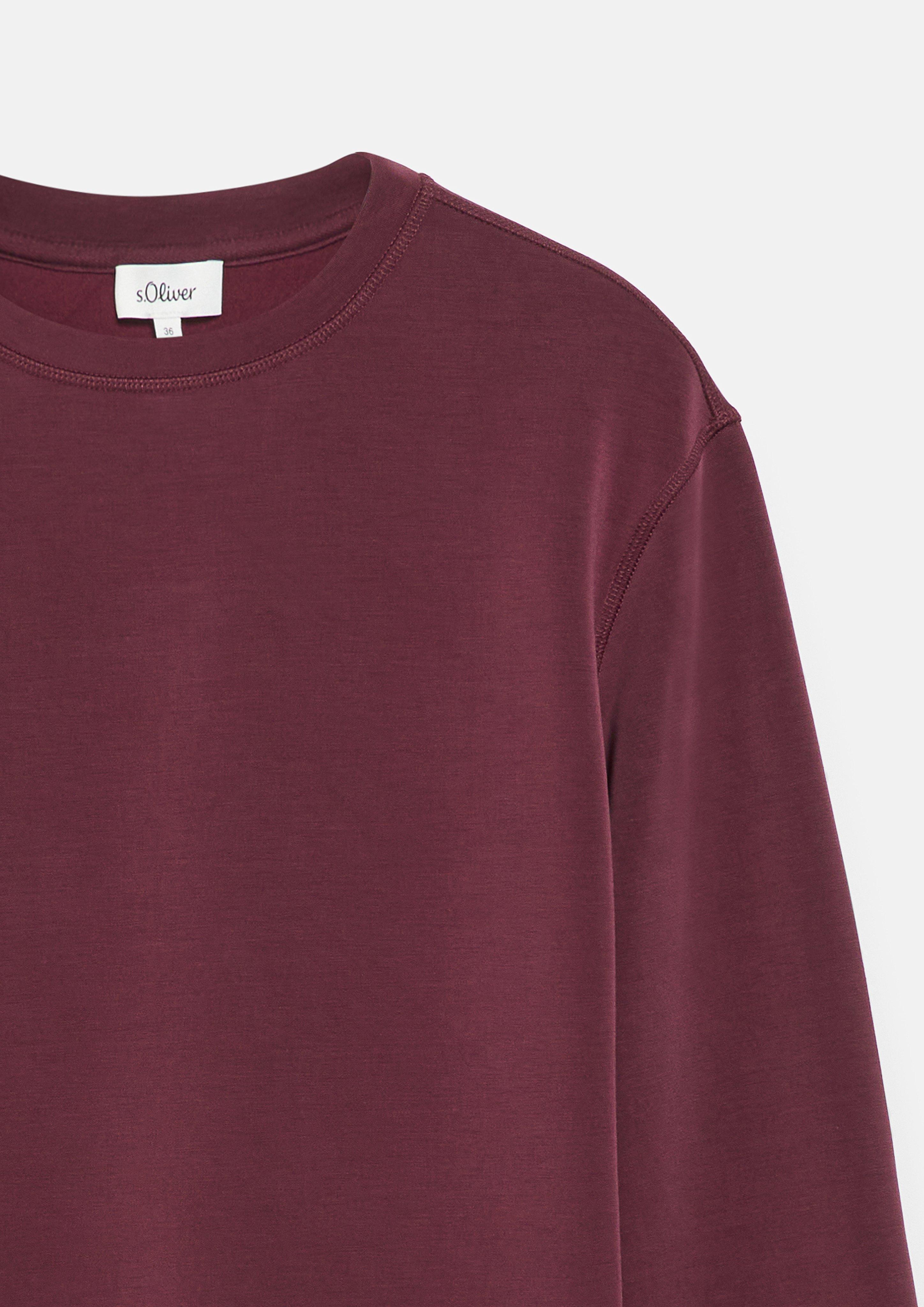 Femmes Sweat-shirt en rouge de s.Oliver