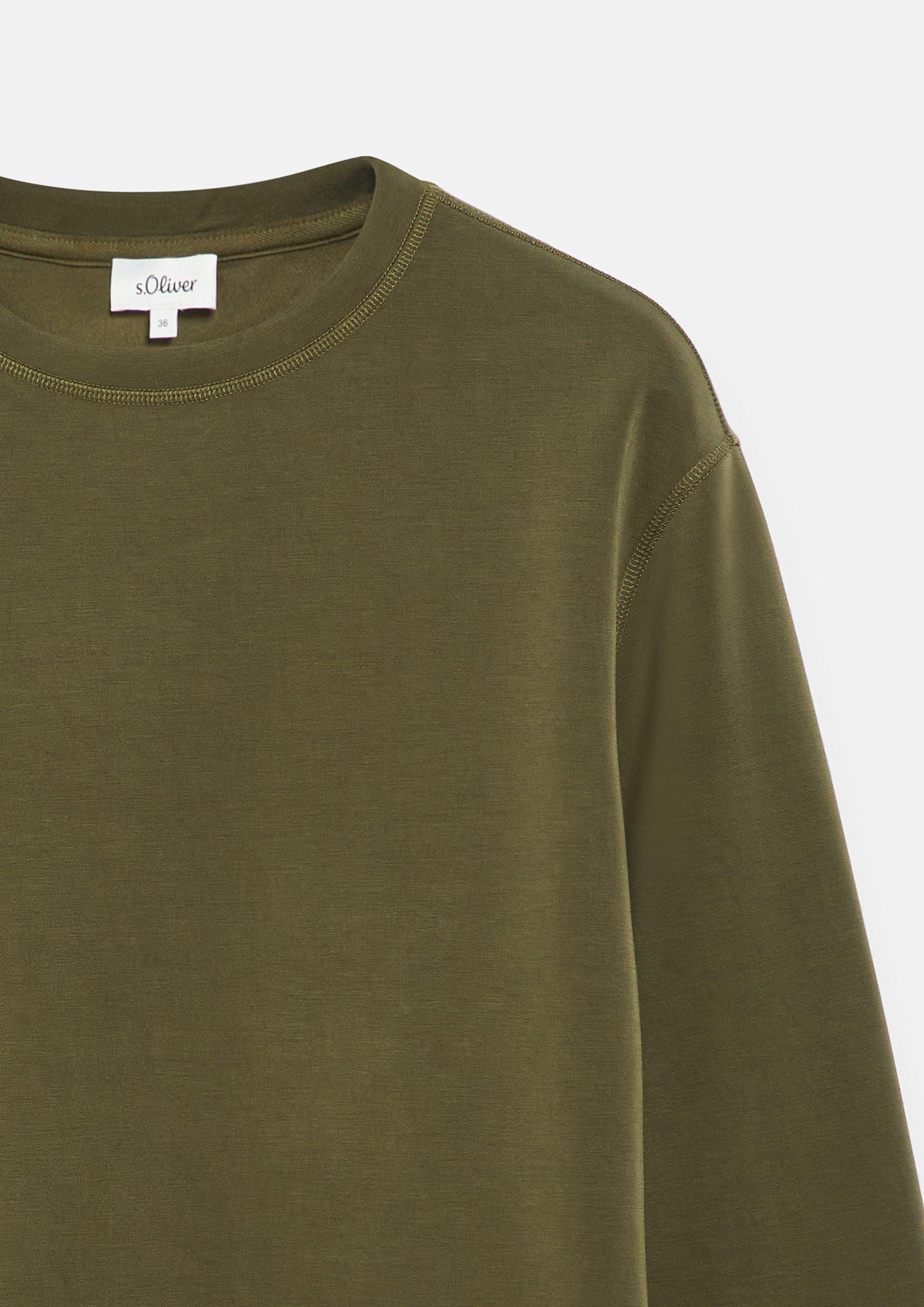 Femmes Sweat-shirt en olive de s.Oliver