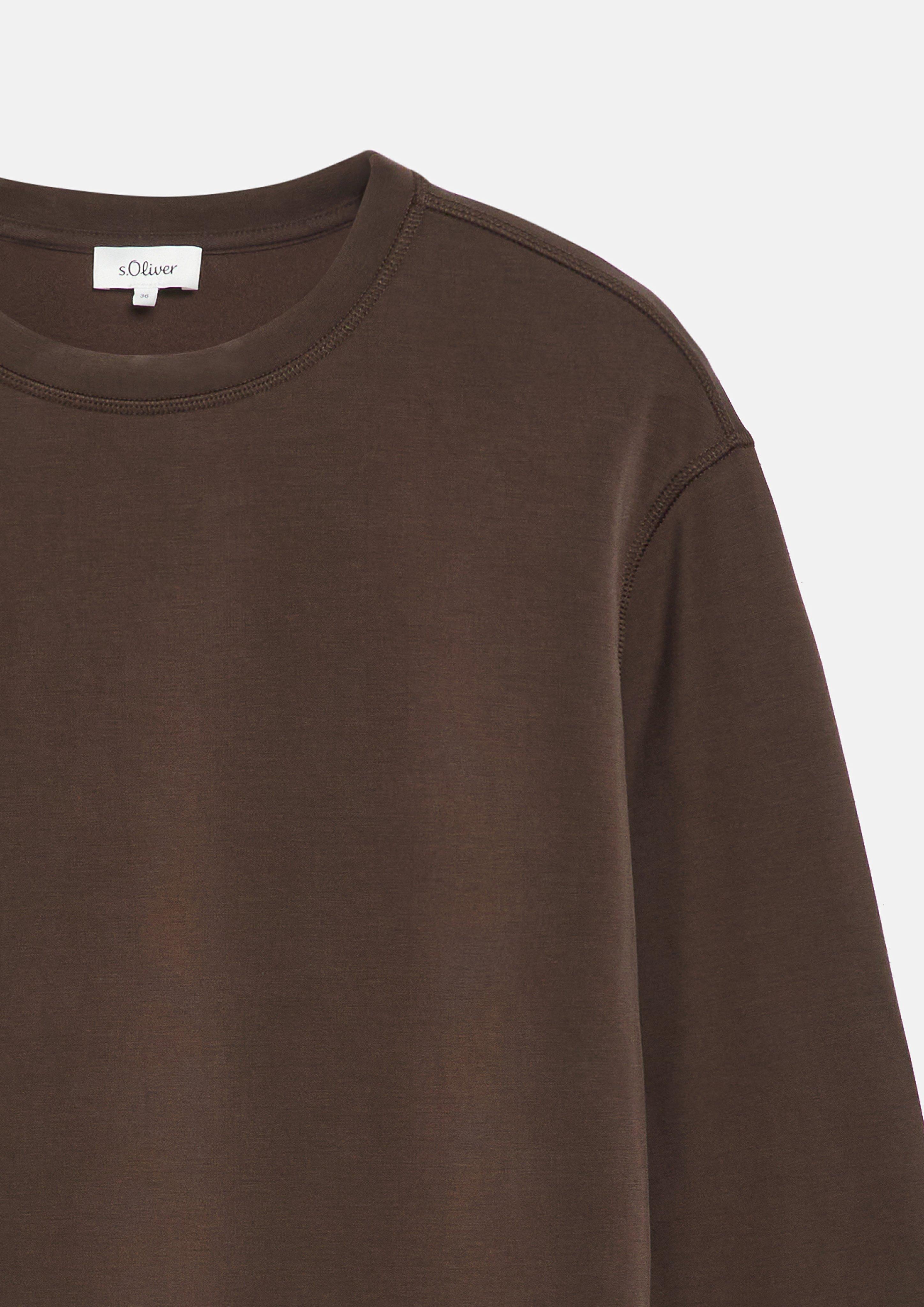 Women Sweatshirt in brown by s.Oliver
