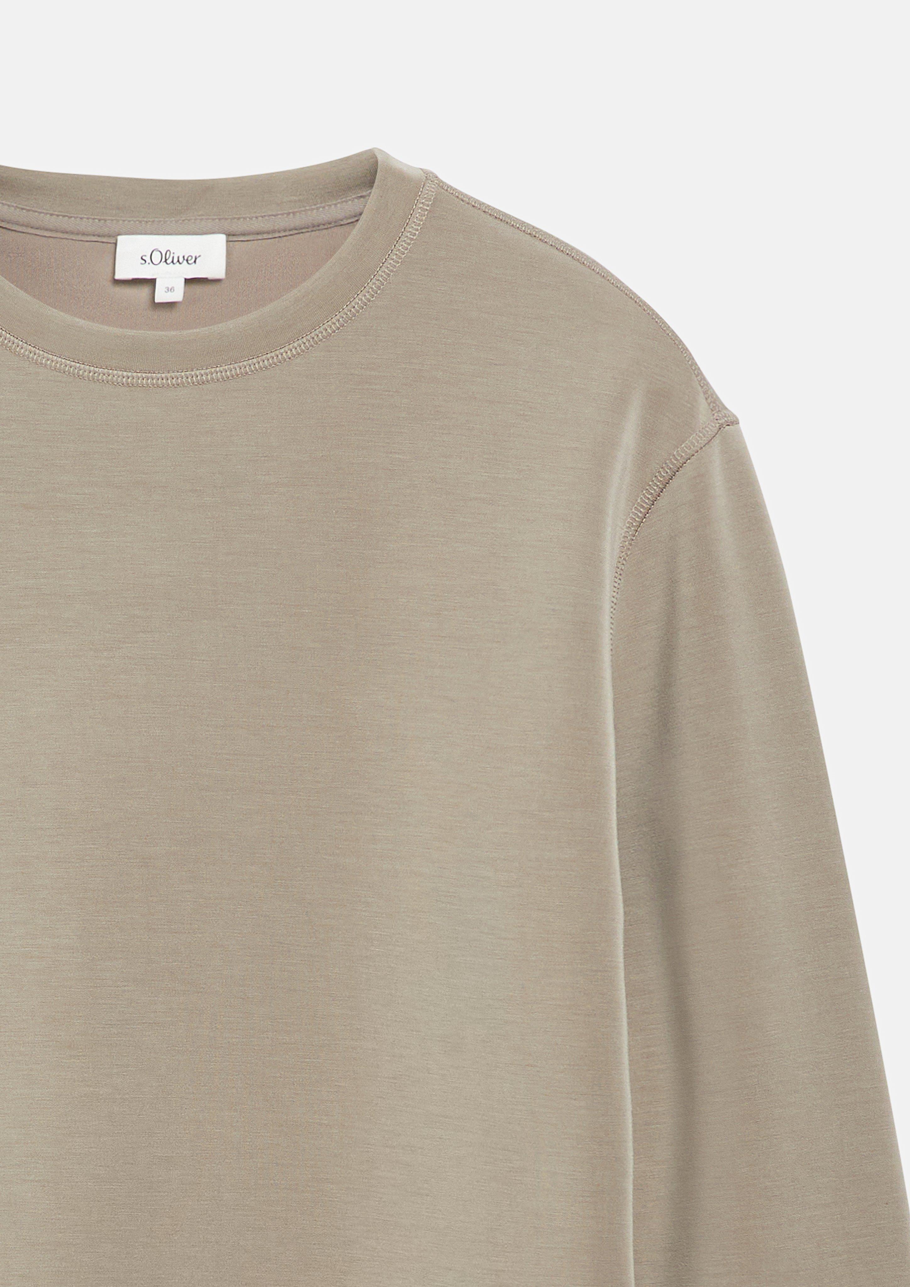 Femmes Sweat-shirt en brun de s.Oliver