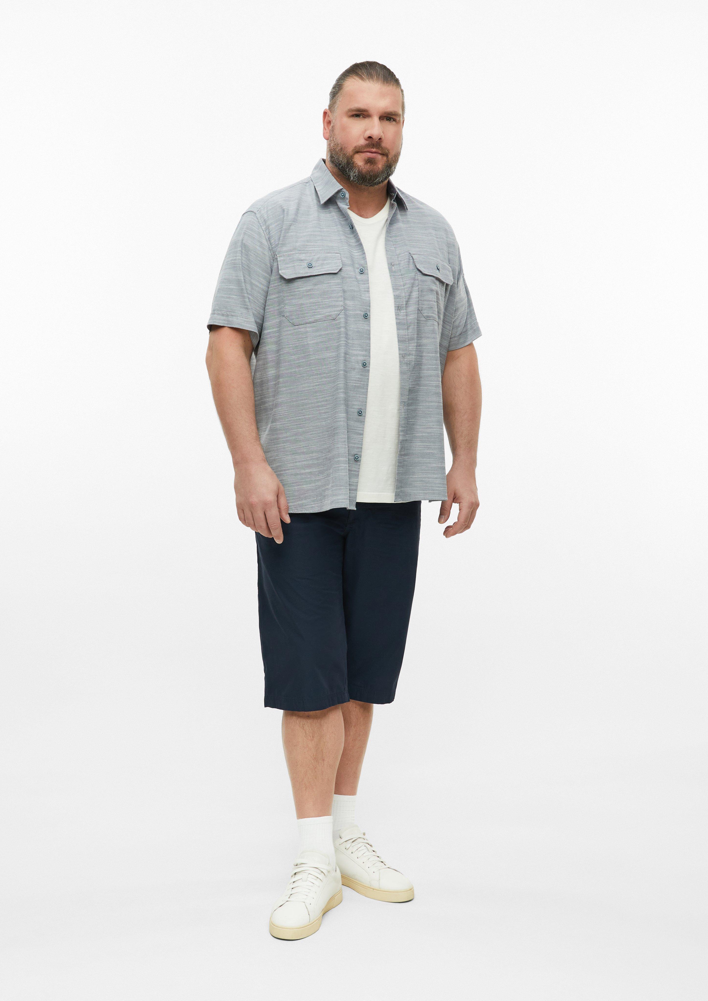 Heren Shirt in blauw van s.Oliver Men Big Sizes