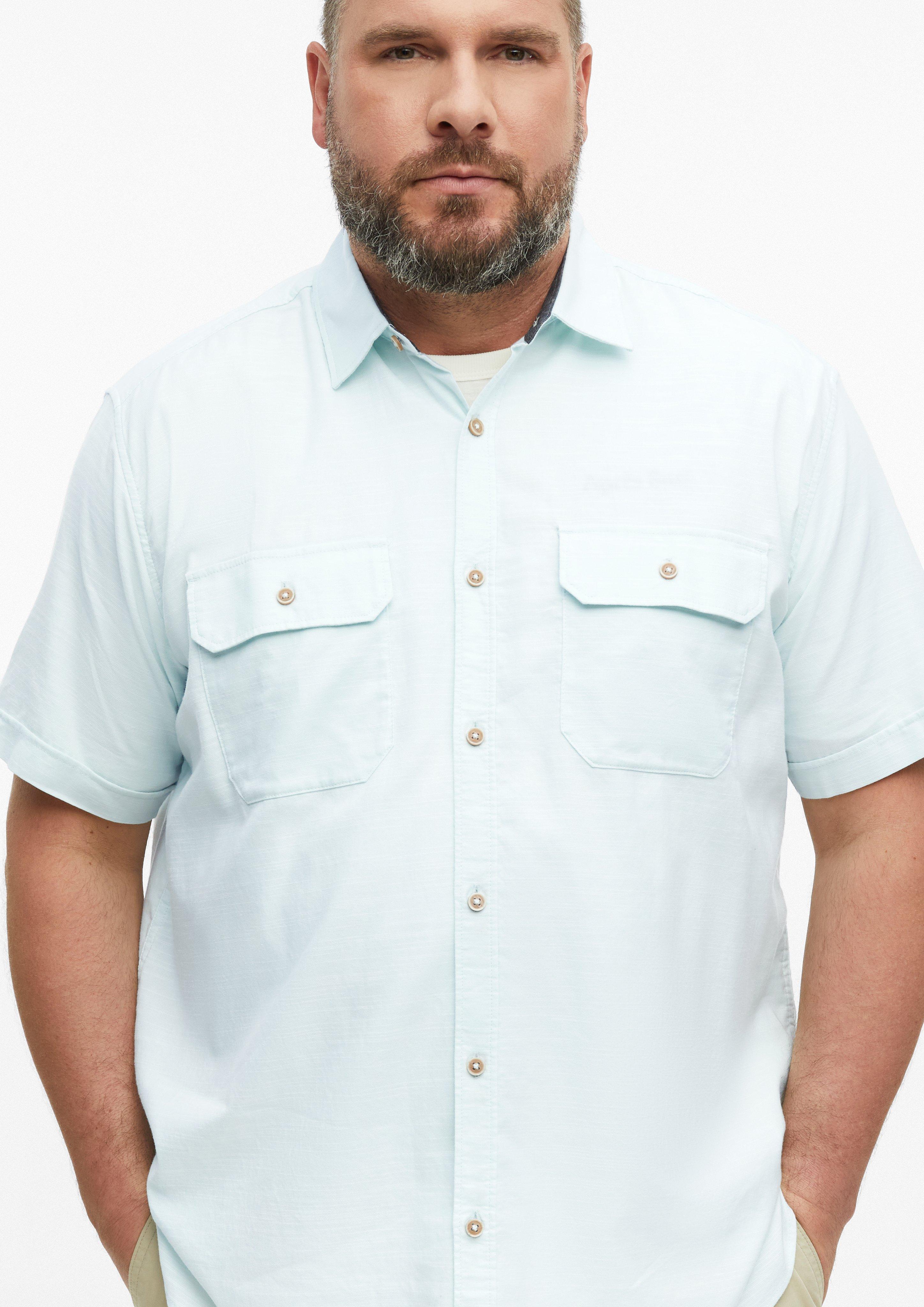 Herren Hemd in türkis von s.Oliver Men Big Sizes