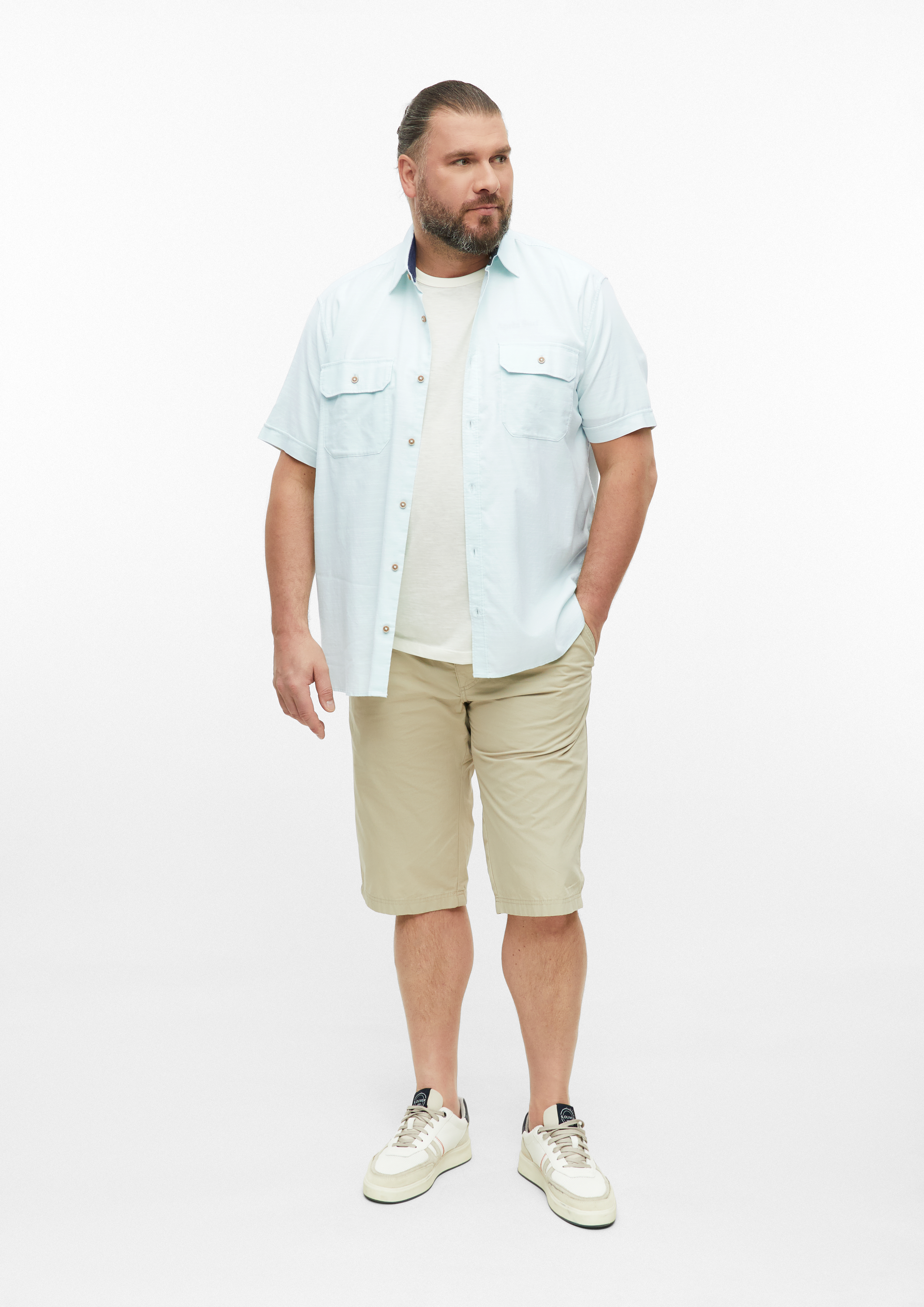 Herren Hemd in türkis von s.Oliver Men Big Sizes