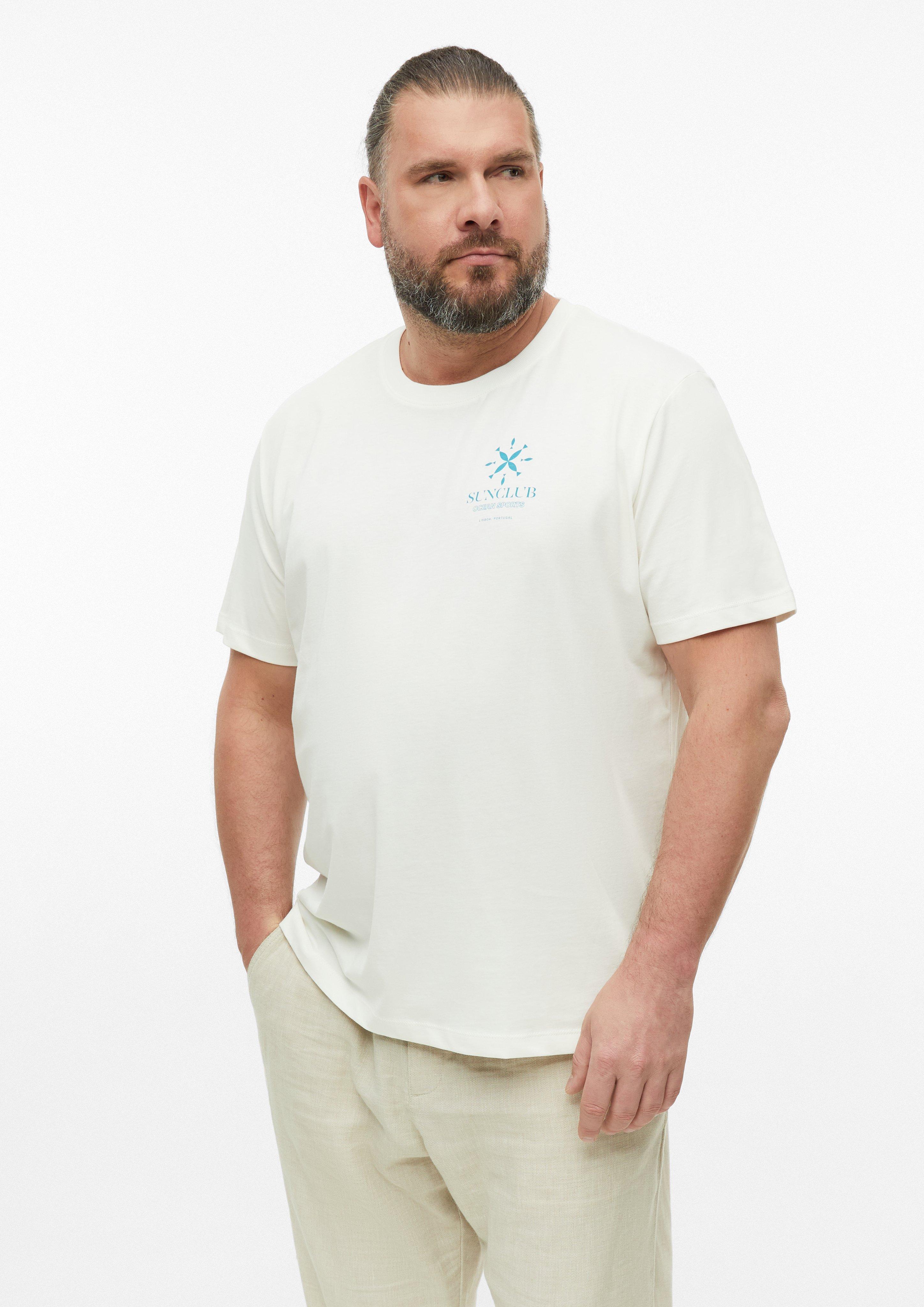 Herren Weiches Baumwoll-T-Shirt mit Frontprint in  von s.Oliver Men Big Sizes