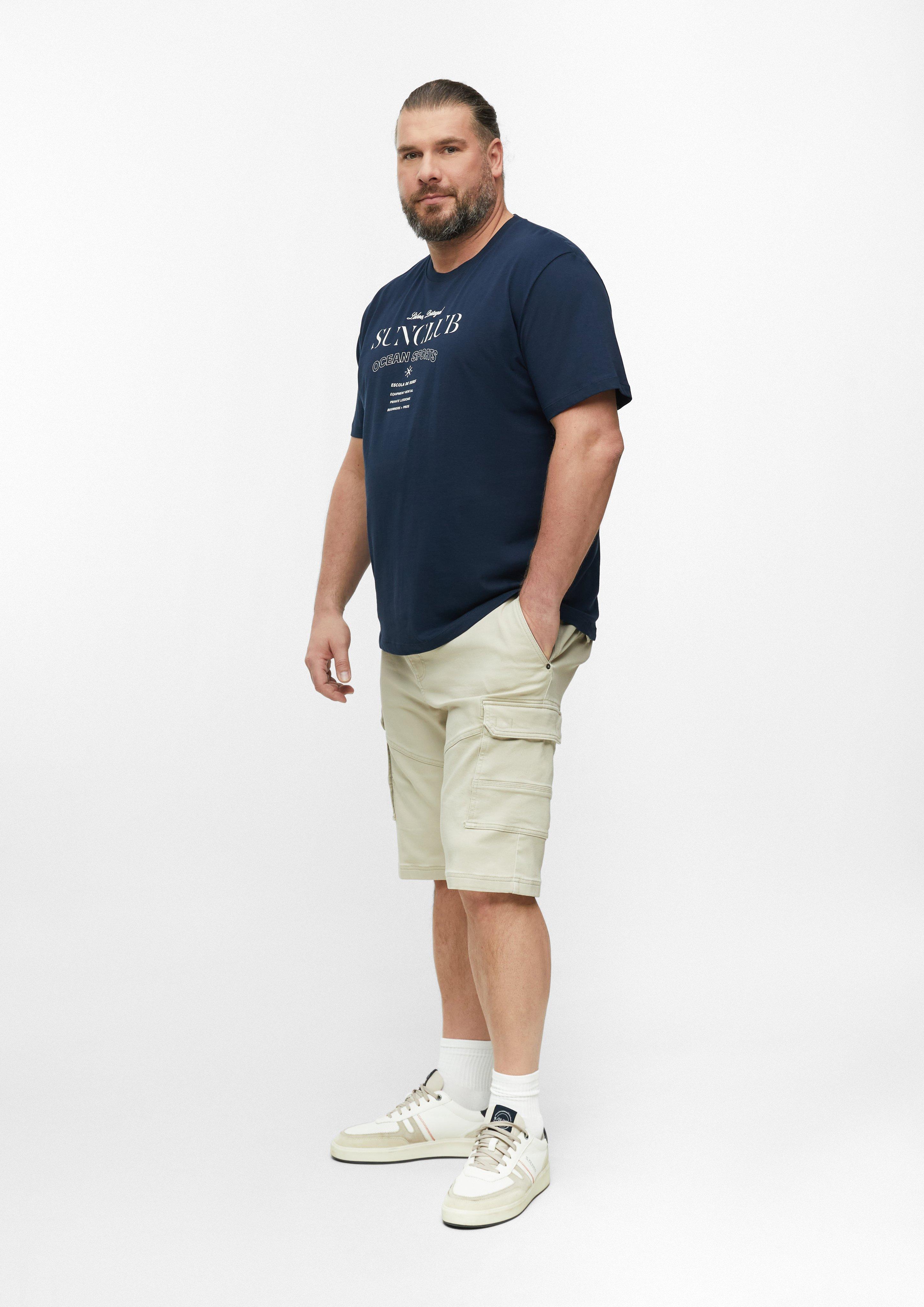 Heren T-Shirt in blauw van s.Oliver Men Big Sizes