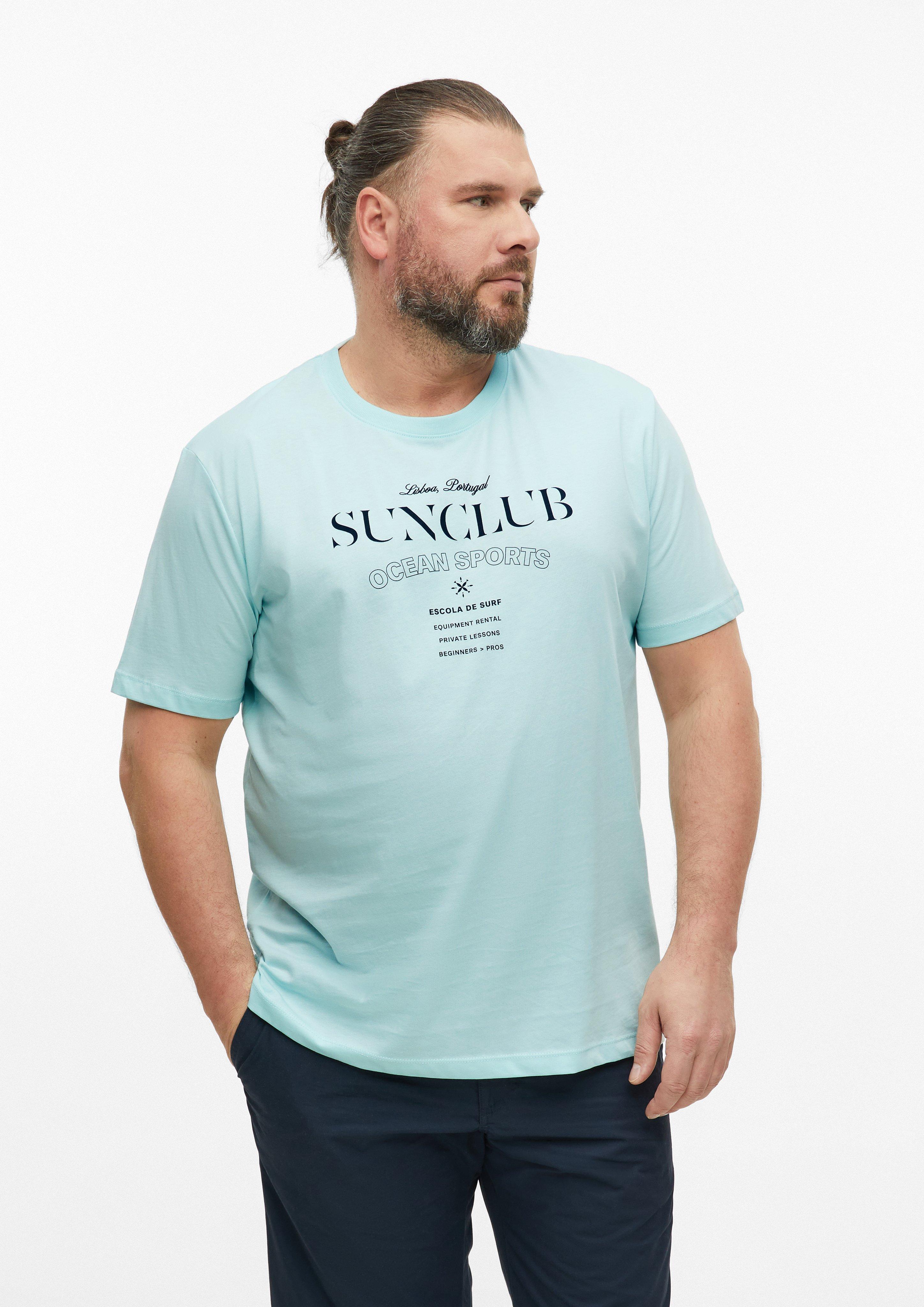 Pánové Tričko v barvě tyrkysová od s.Oliver Men Big Sizes