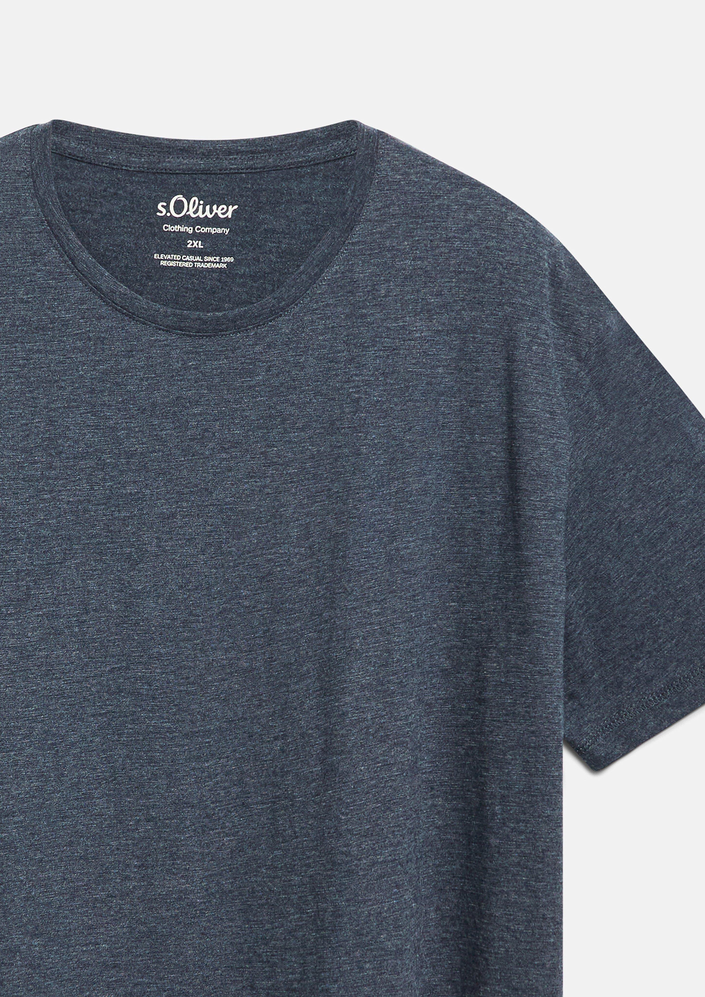 Herren T-Shirt in blau von s.Oliver Men Big Sizes