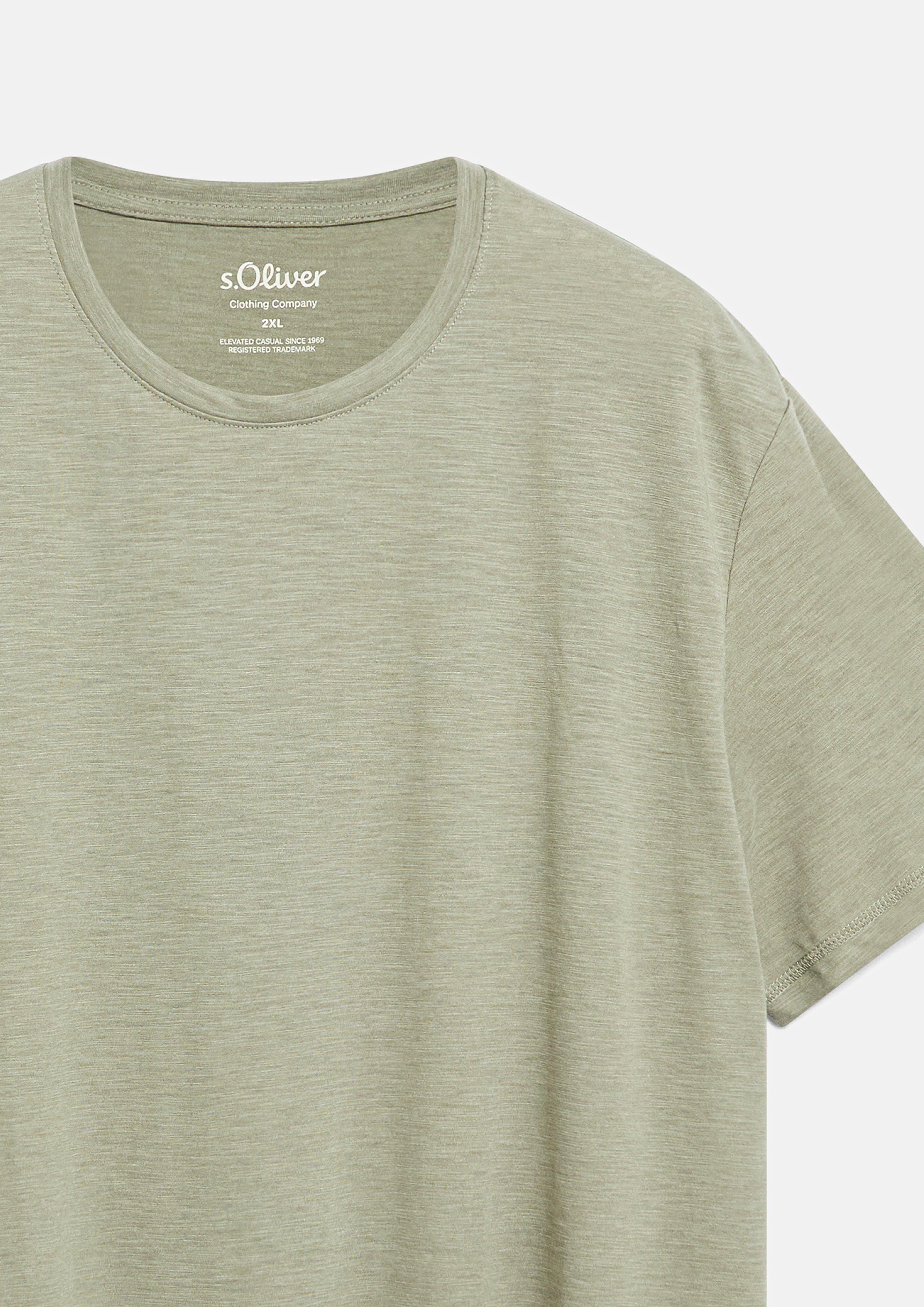 Herren T-Shirt in olive von s.Oliver Men Big Sizes