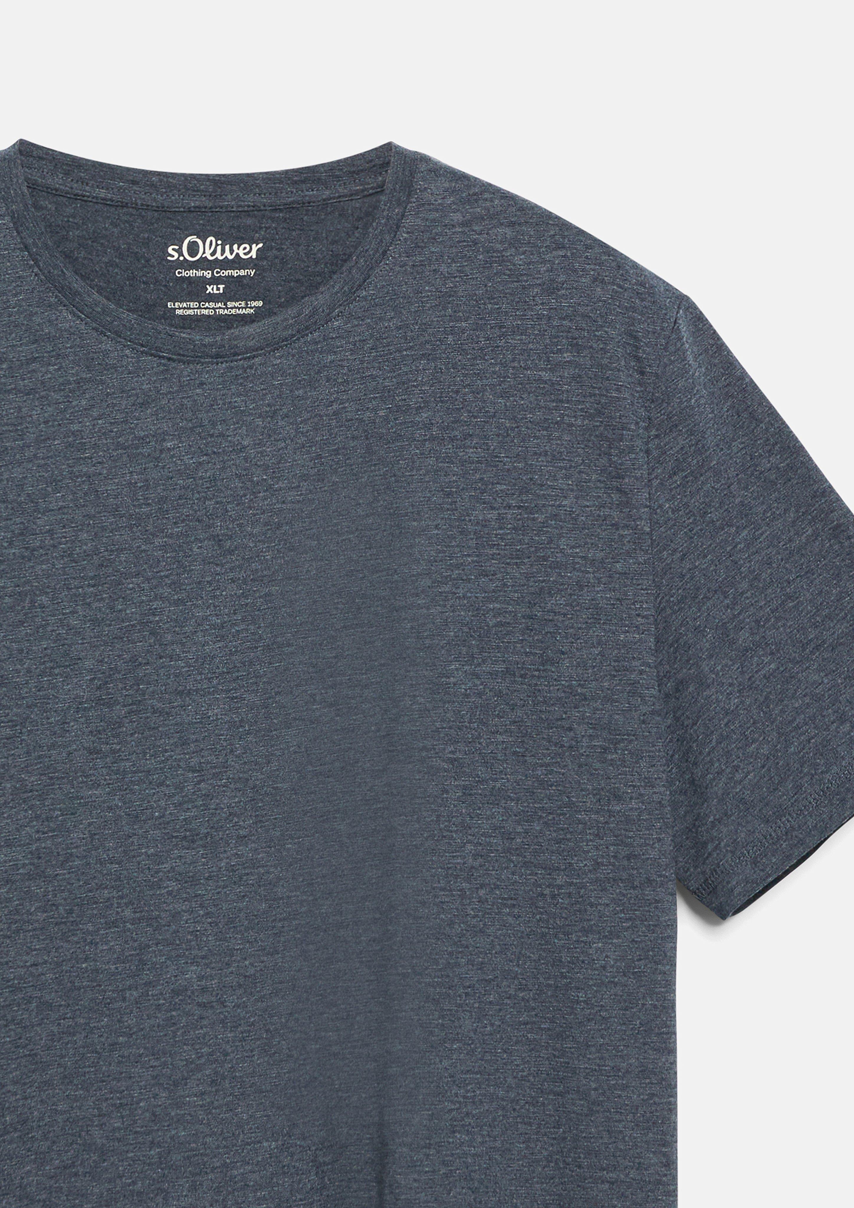 Hommes T-shirt en bleu de s.Oliver Men Tall Sizes