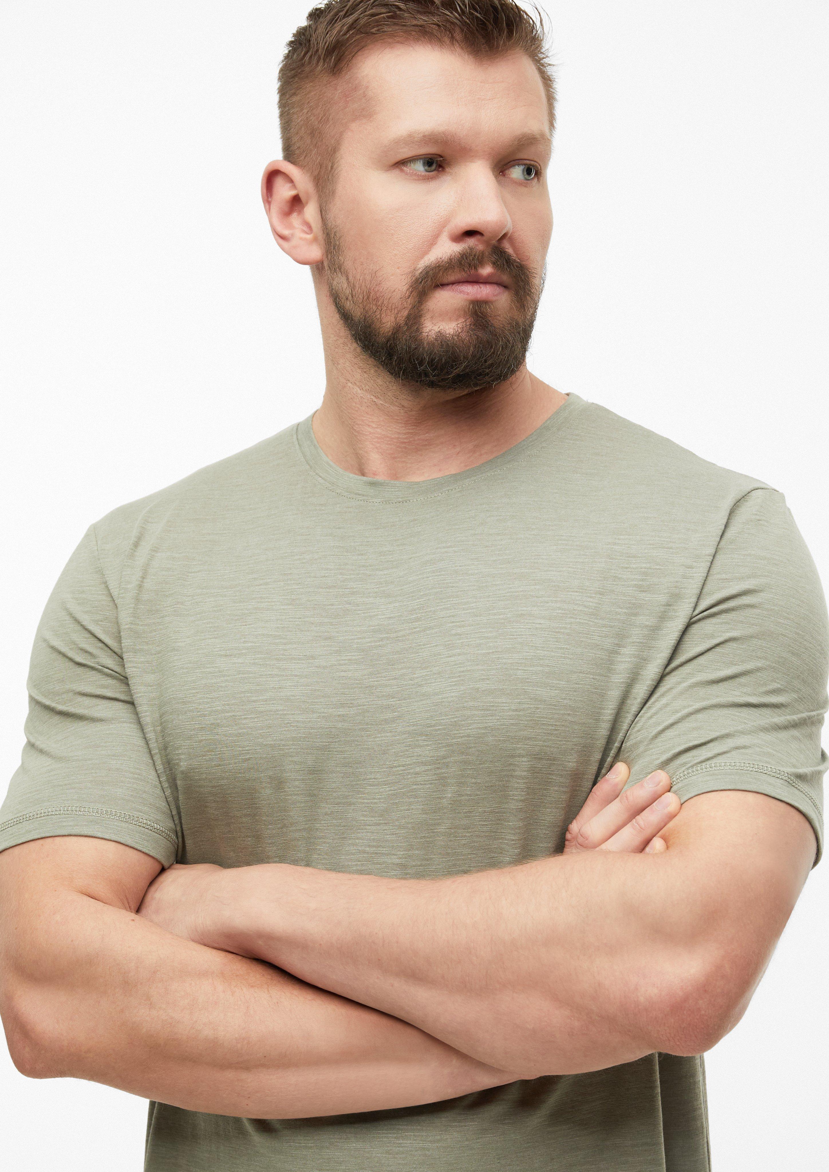 Pánové Tričko v barvě olivová od s.Oliver Men Tall Sizes