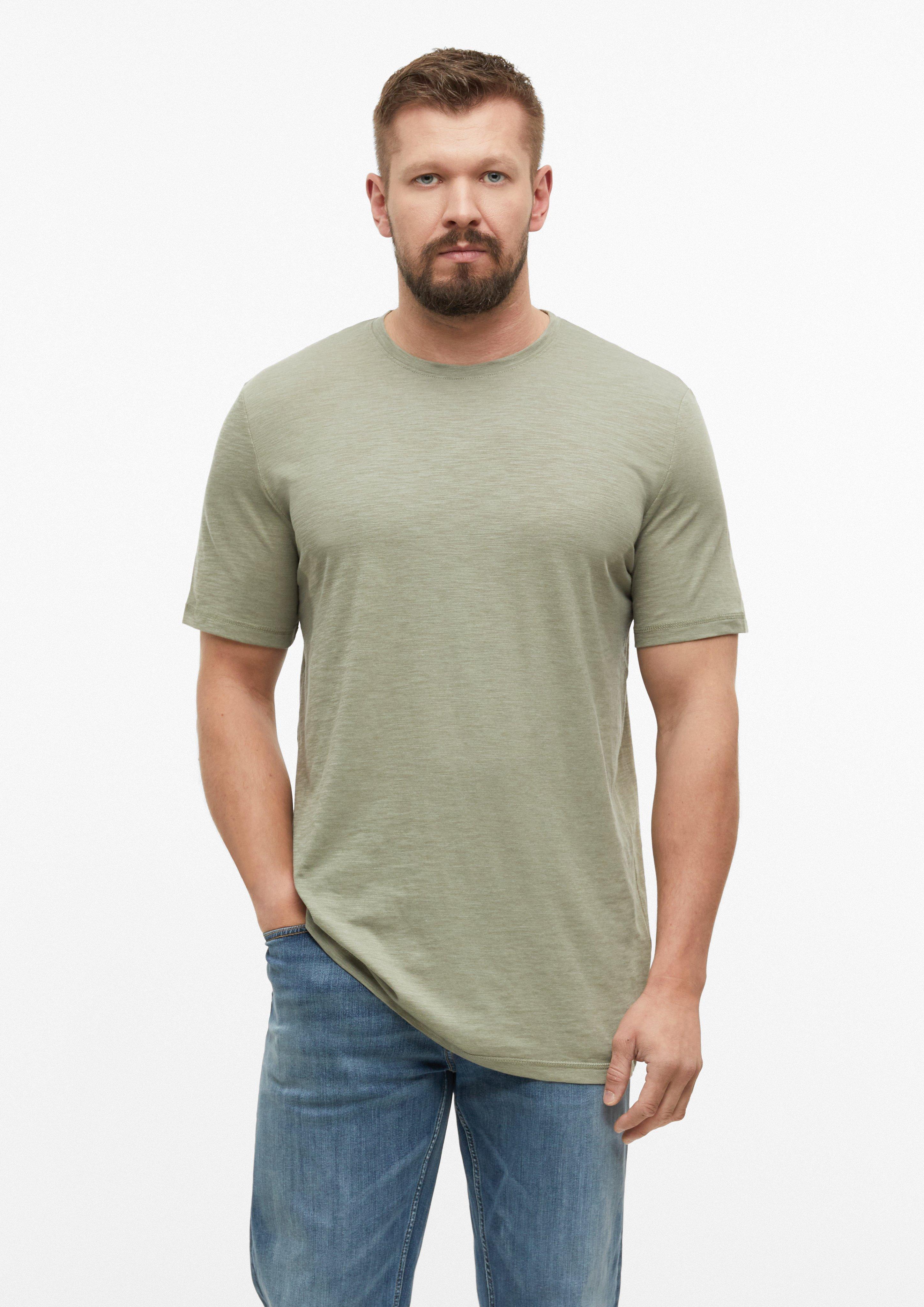 Hommes T-Shirt en olive de s.Oliver Men Tall Sizes