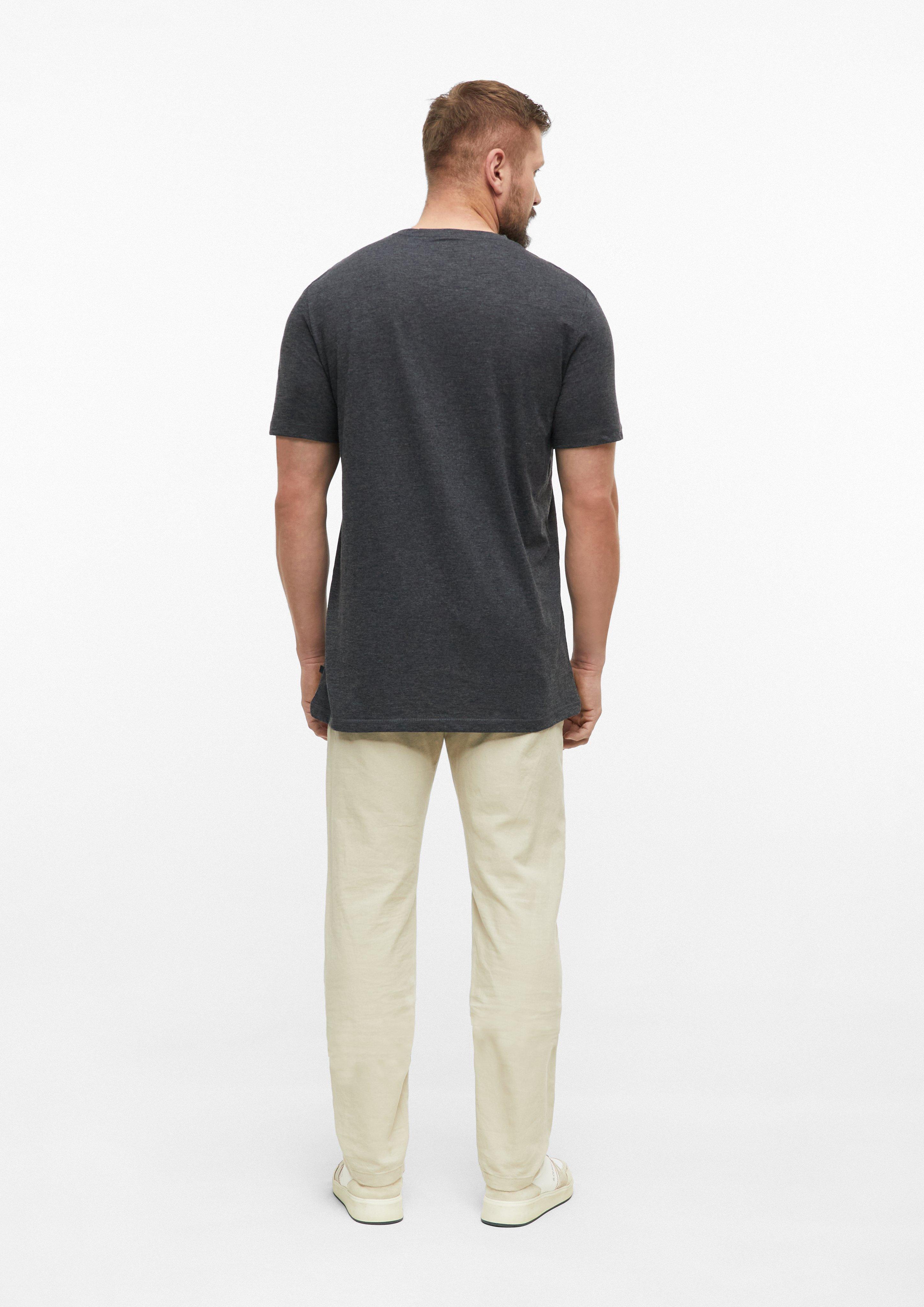 Herren T-Shirt in schwarz von s.Oliver Men Tall Sizes