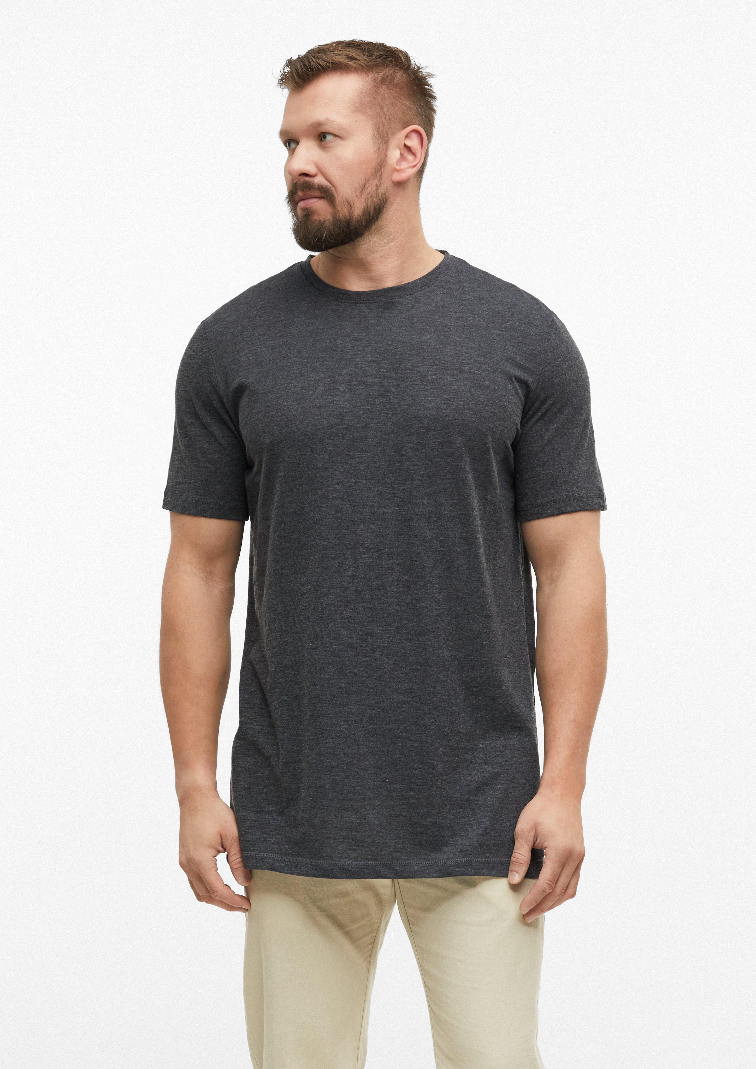 Hommes T-Shirt en noir de s.Oliver Men Tall Sizes