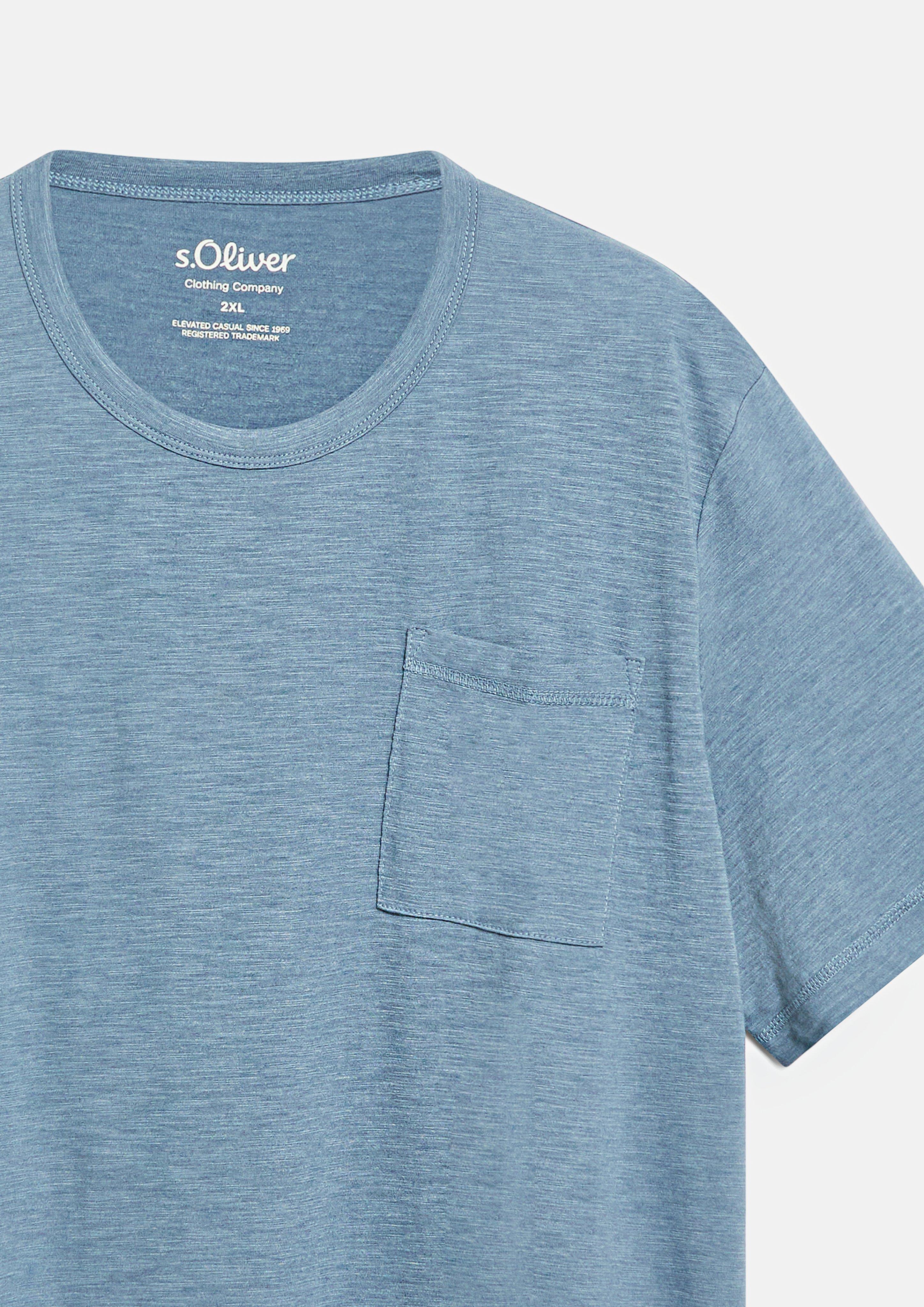 Herren T-Shirt in blau von s.Oliver Men Big Sizes