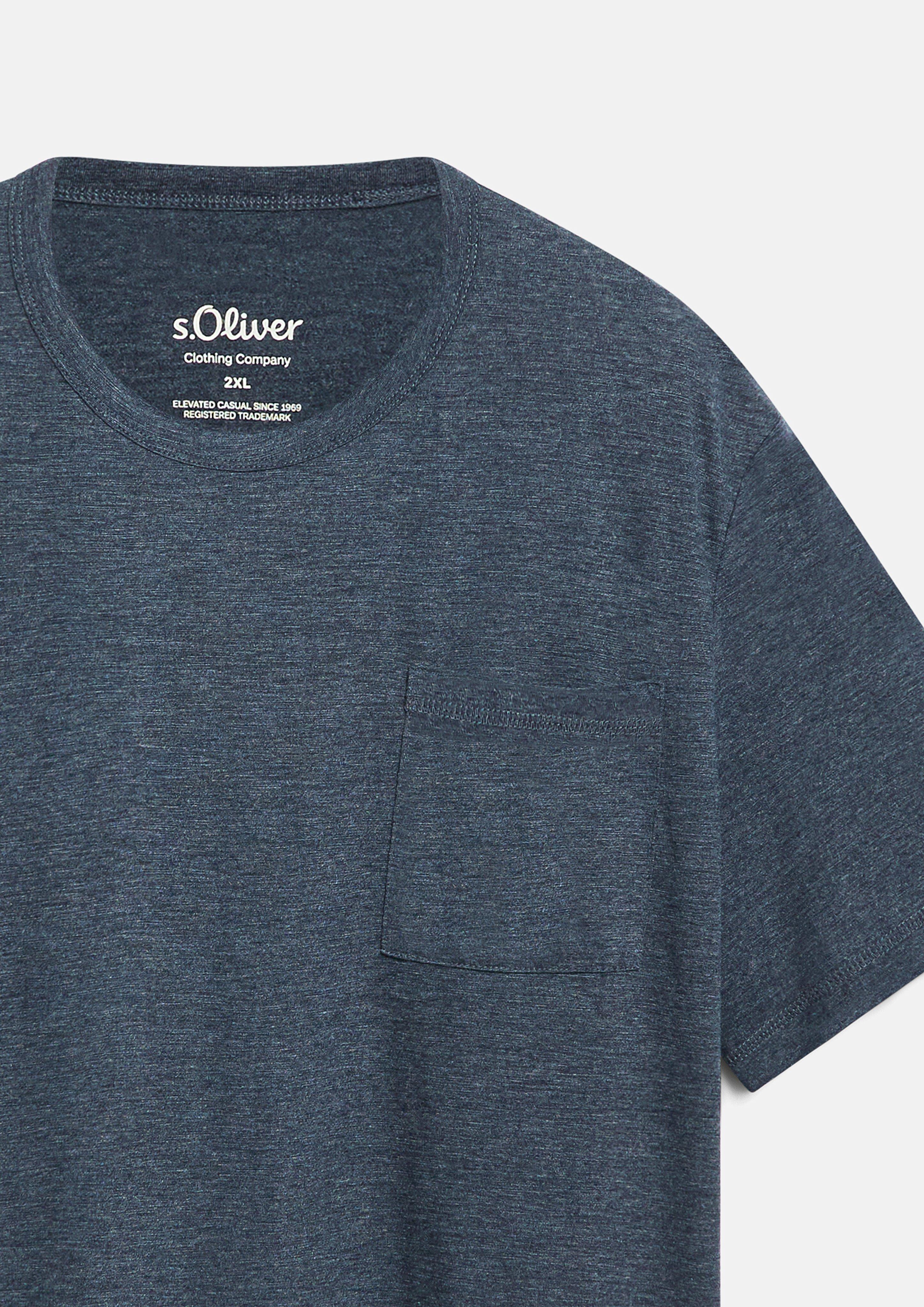 Herren T-Shirt in blau von s.Oliver Men Big Sizes