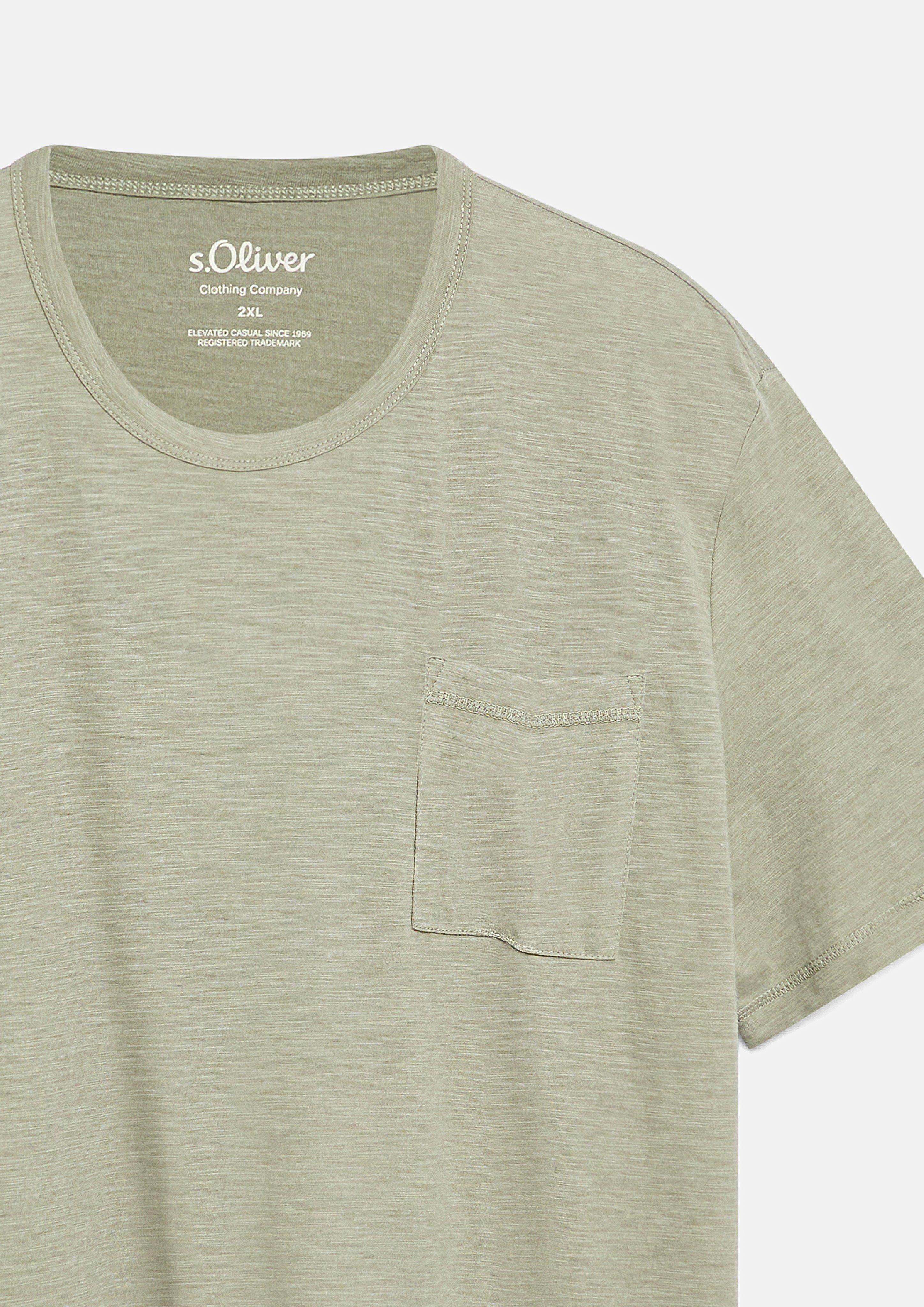 Herren T-Shirt in olive von s.Oliver Men Big Sizes