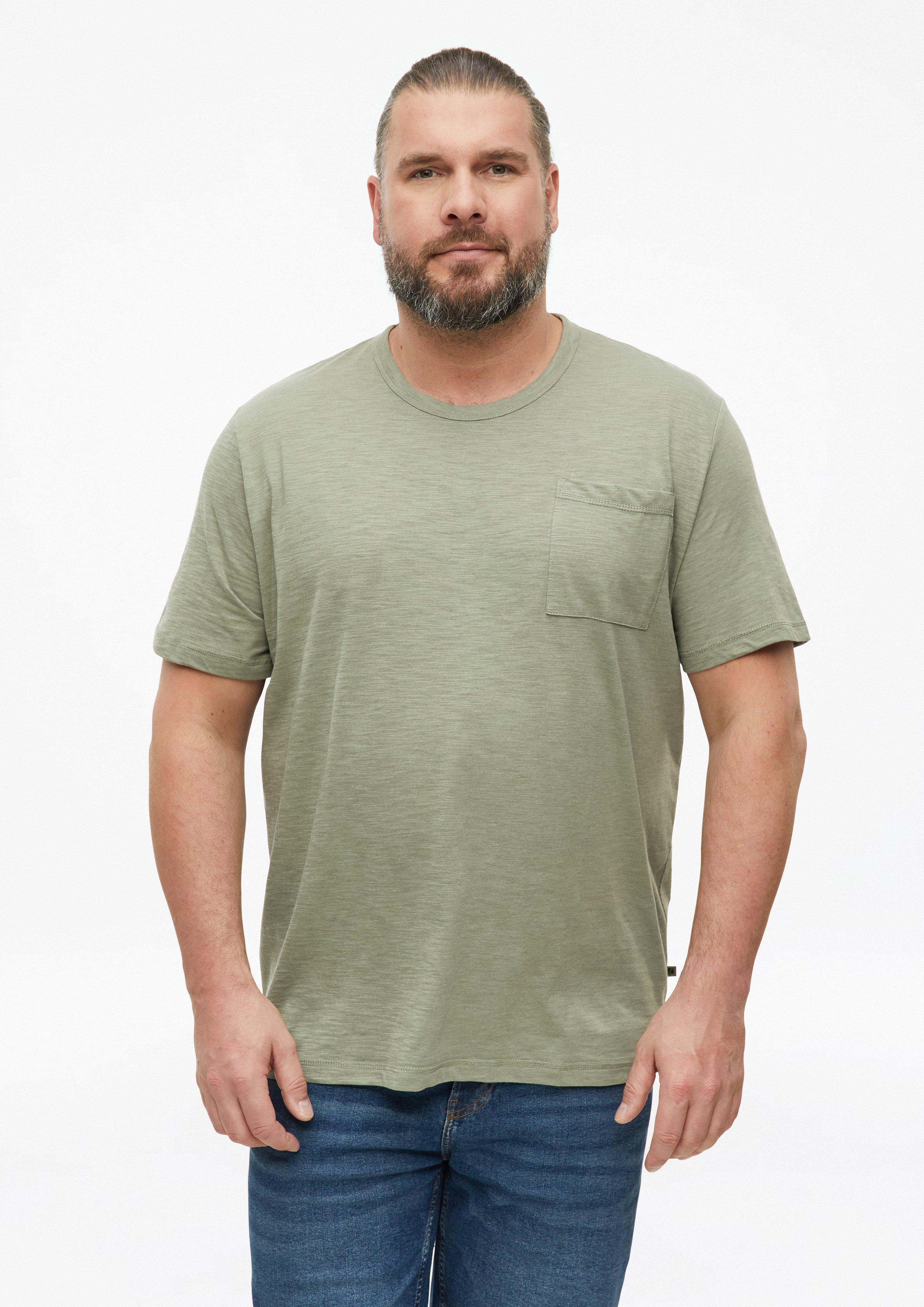 Hommes T-shirt en olive de s.Oliver Men Big Sizes