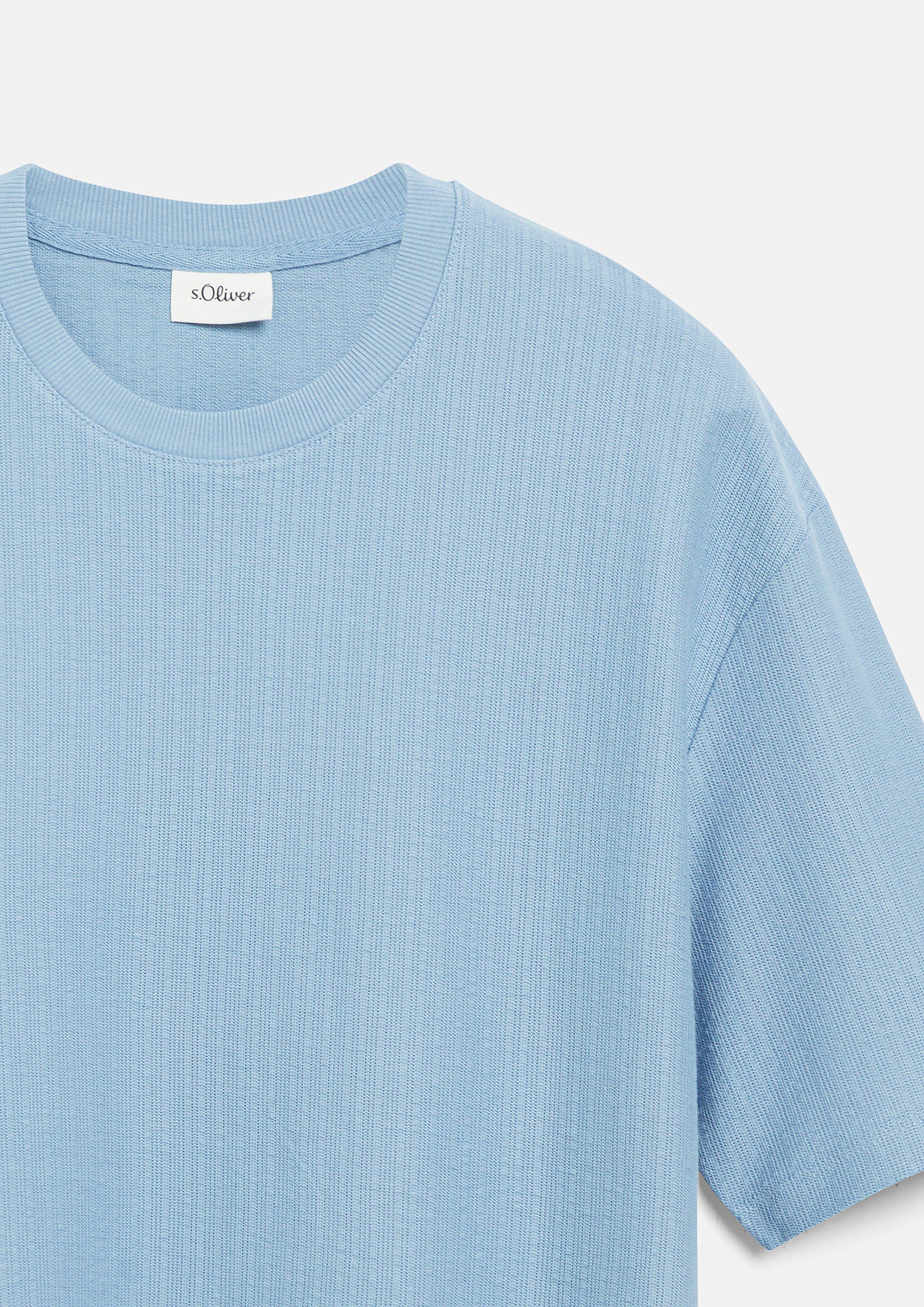 Herren T-Shirt in blau von s.Oliver