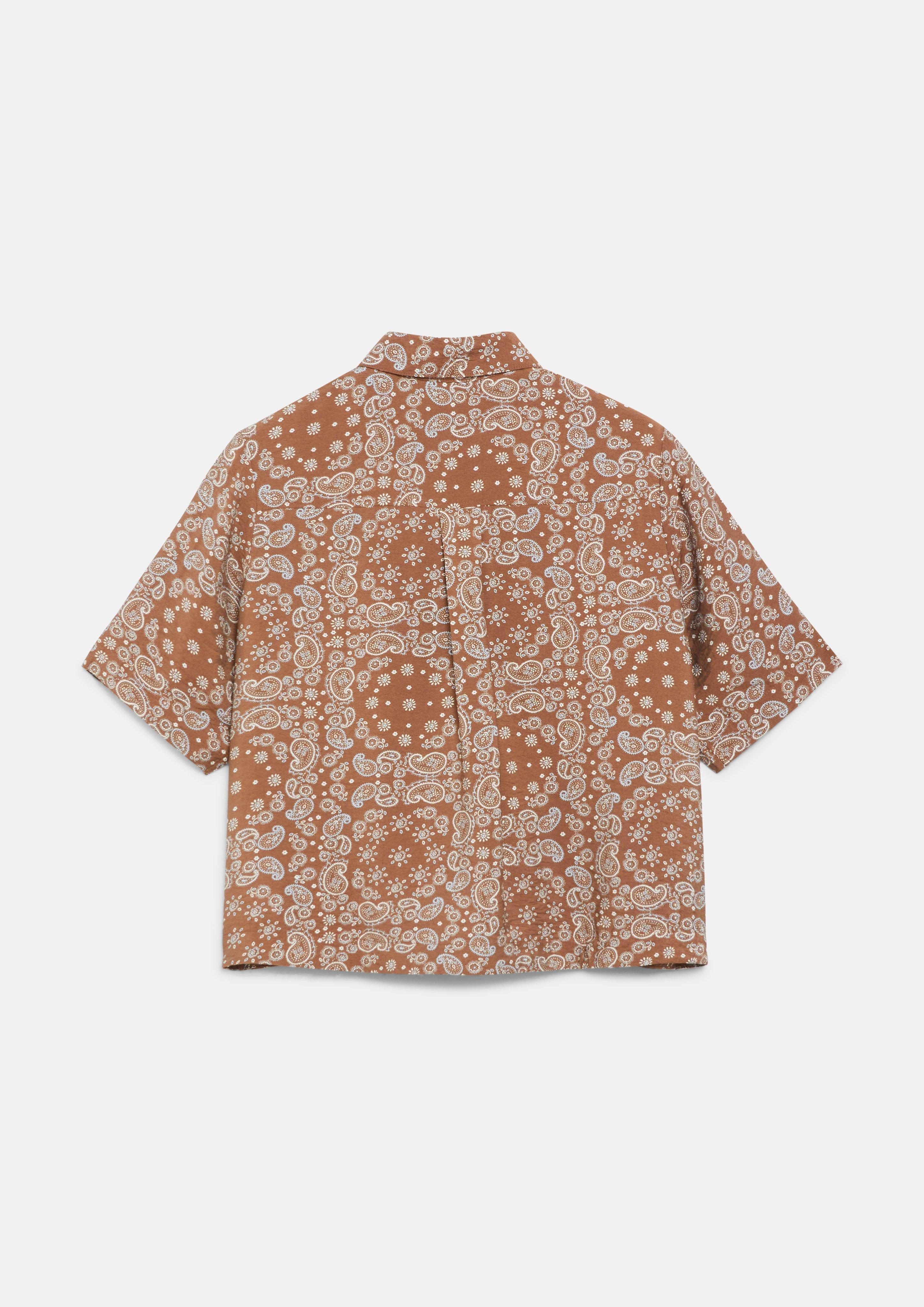 Dames Blouse in bruin van s.Oliver