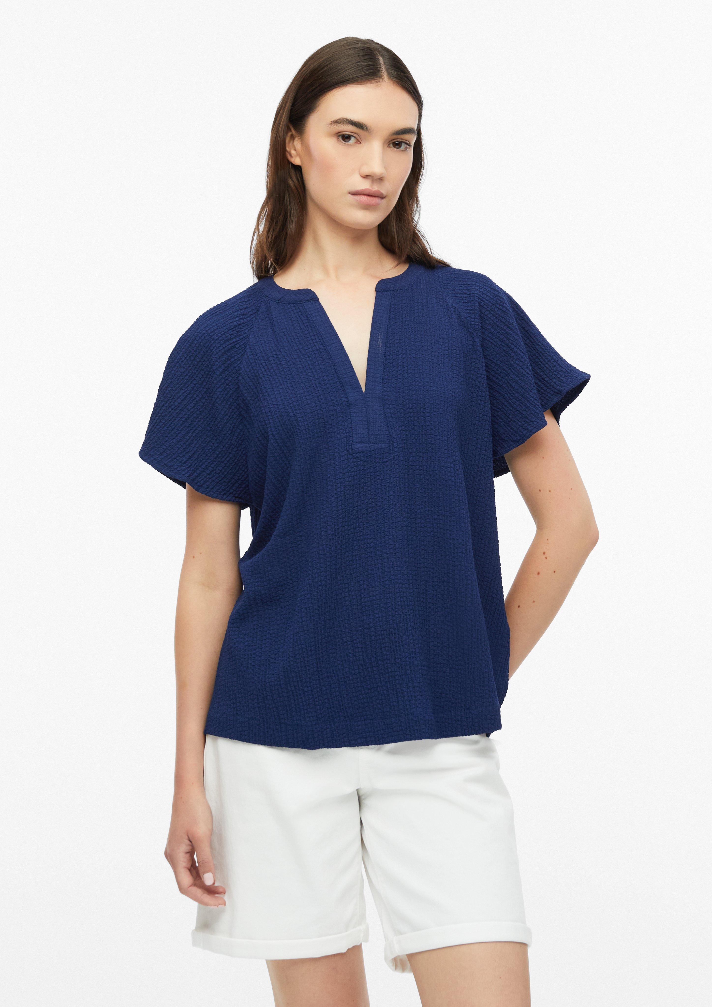 Zenske Reglan bluza s teksturo iz viskozne mešanice v barvi  od s.Oliver