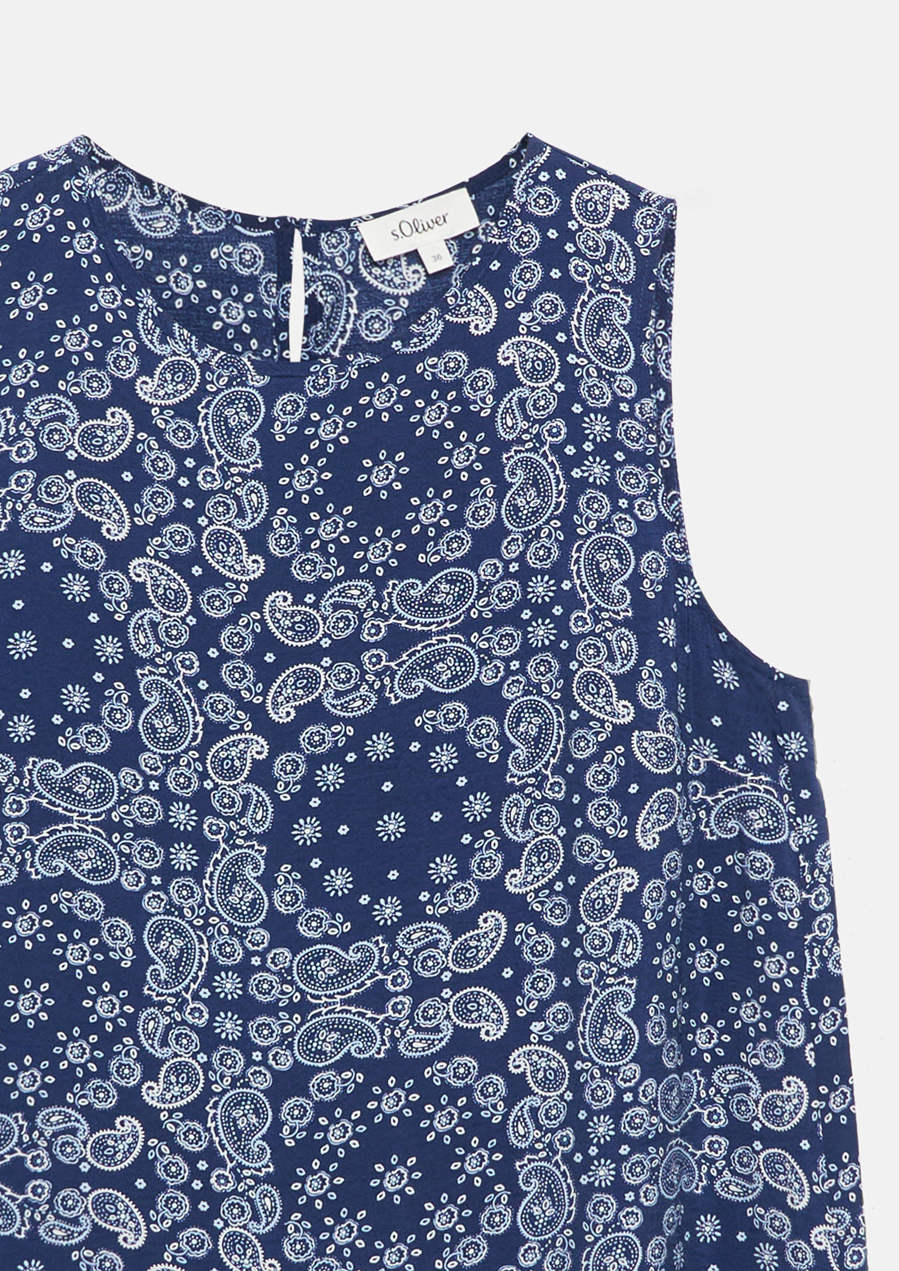 Dames Jurk in blauw van s.Oliver