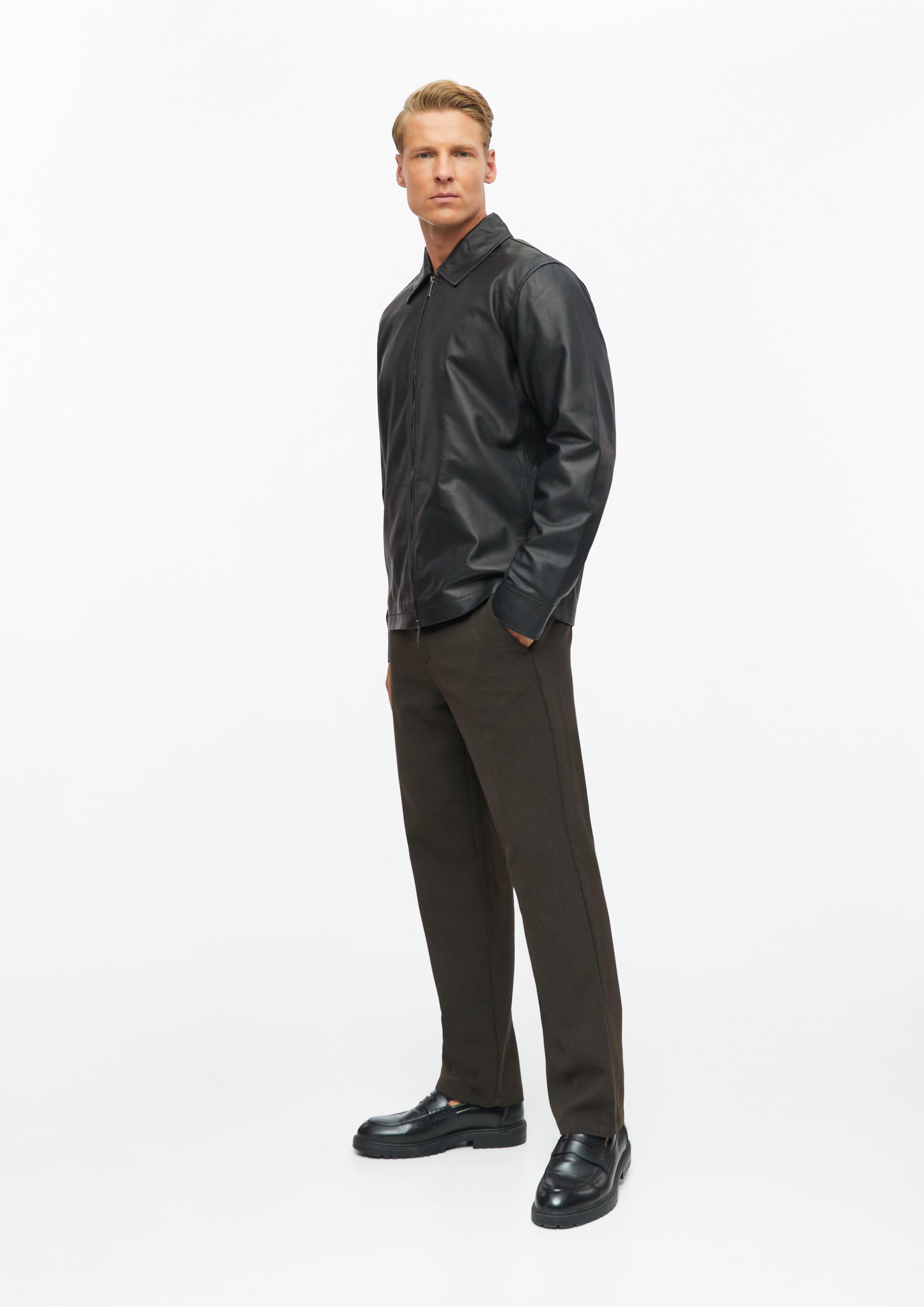Men Outdoor jacket in black by s.Oliver BLACK LABEL