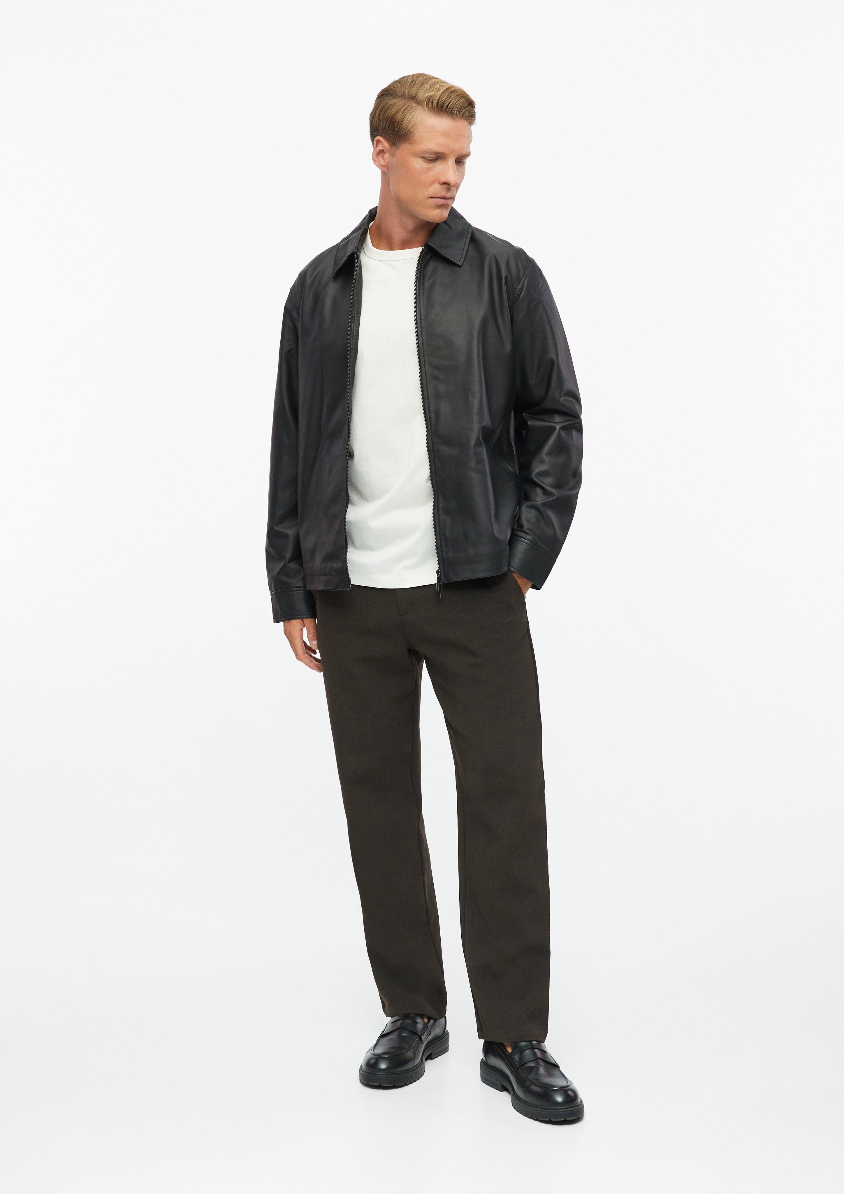 Men Outdoor jacket in black by s.Oliver BLACK LABEL