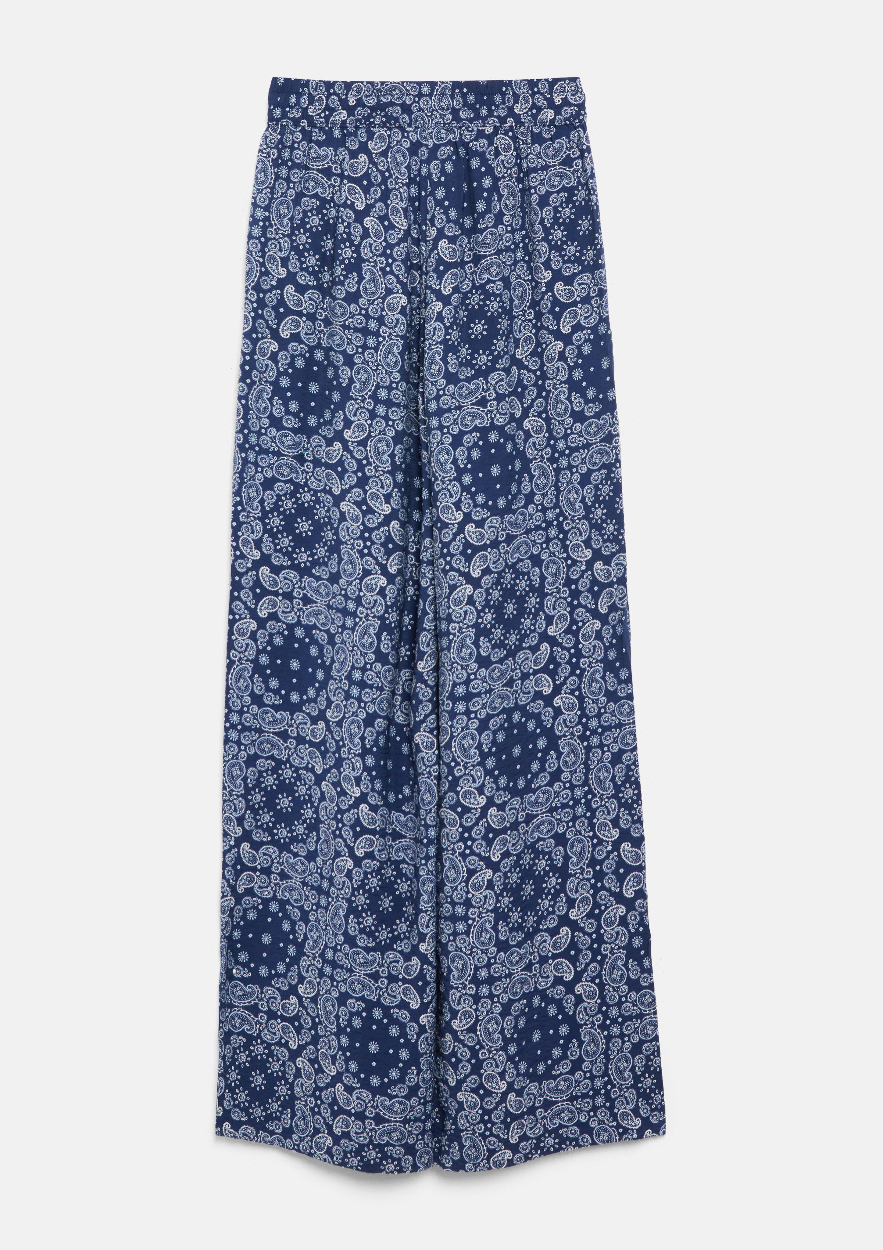 Dames Broek in blauw van s.Oliver