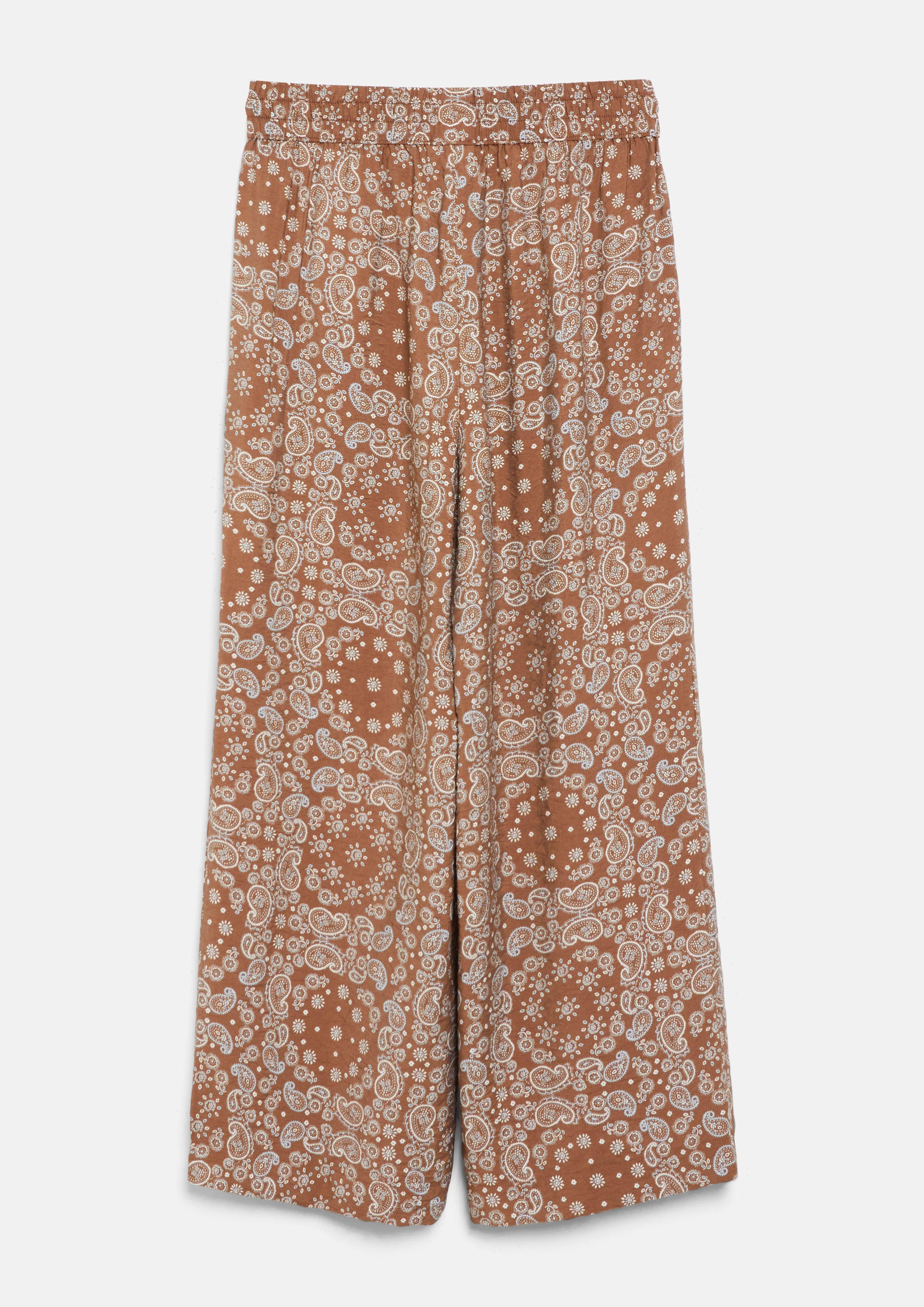 Dames Broek in bruin van s.Oliver