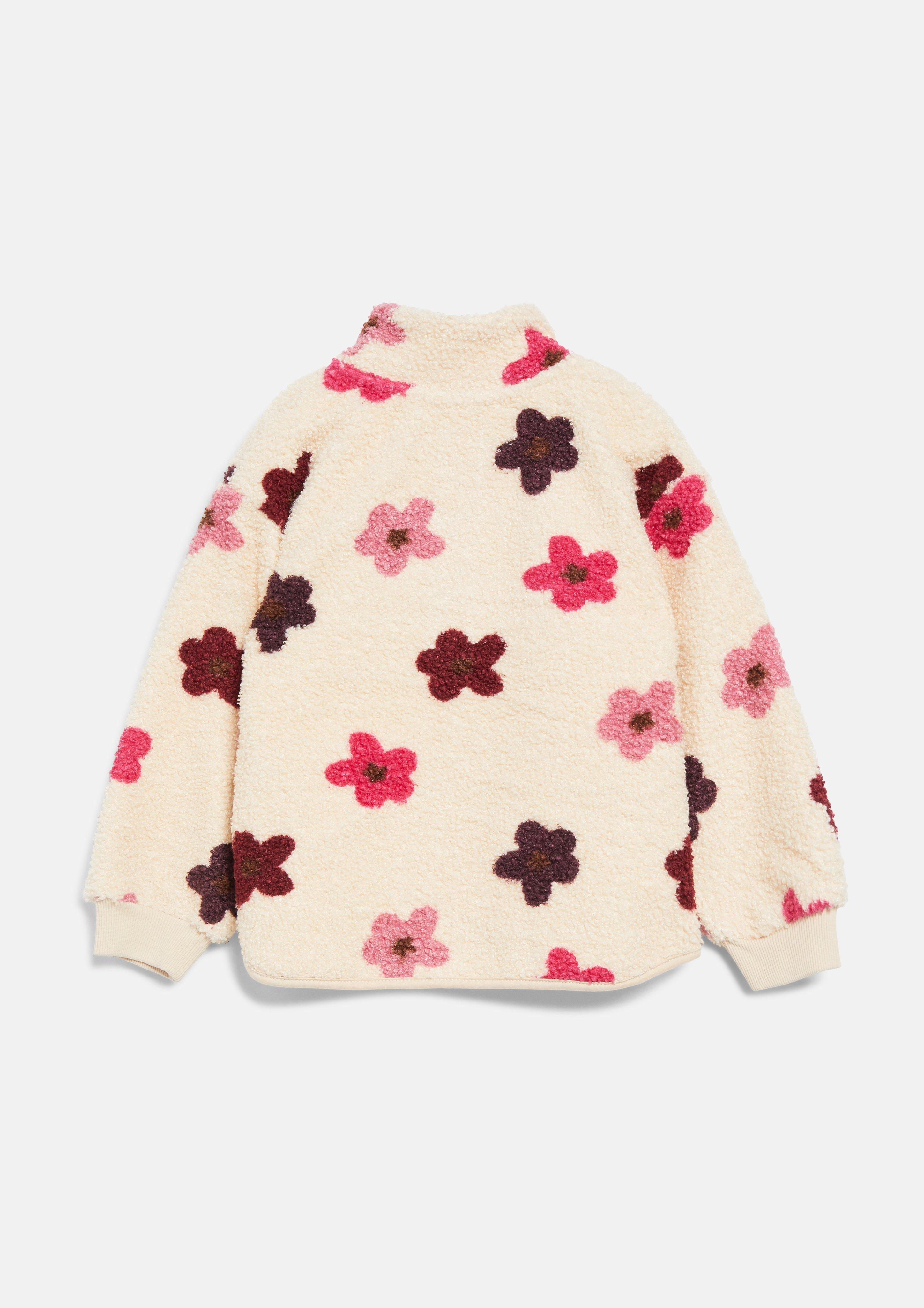 Kinder Teddyjacke mit Stehkragen und Fleece-Innenseite in beige von s.Oliver