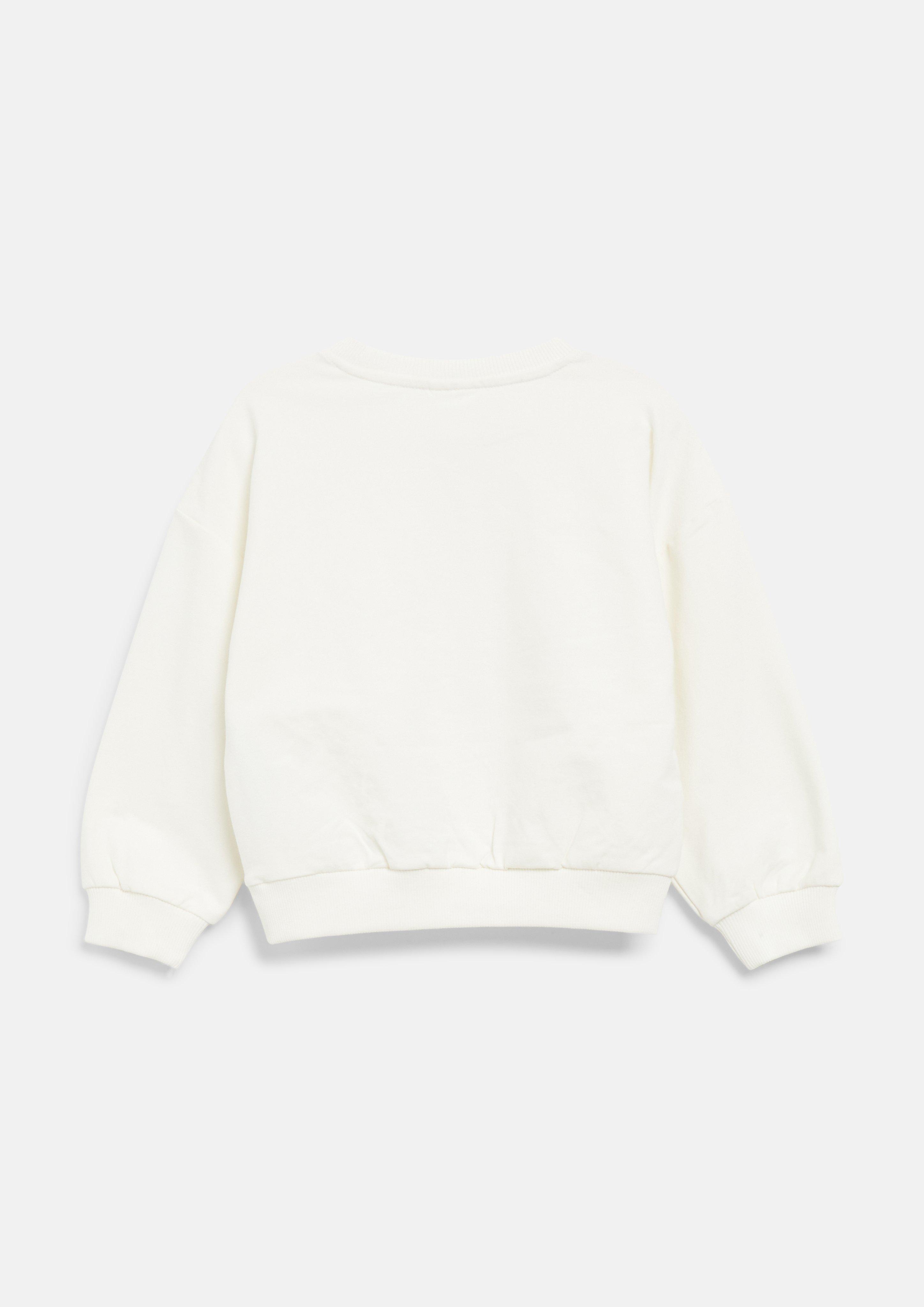 Kinder Sweatshirt in weiß von s.Oliver