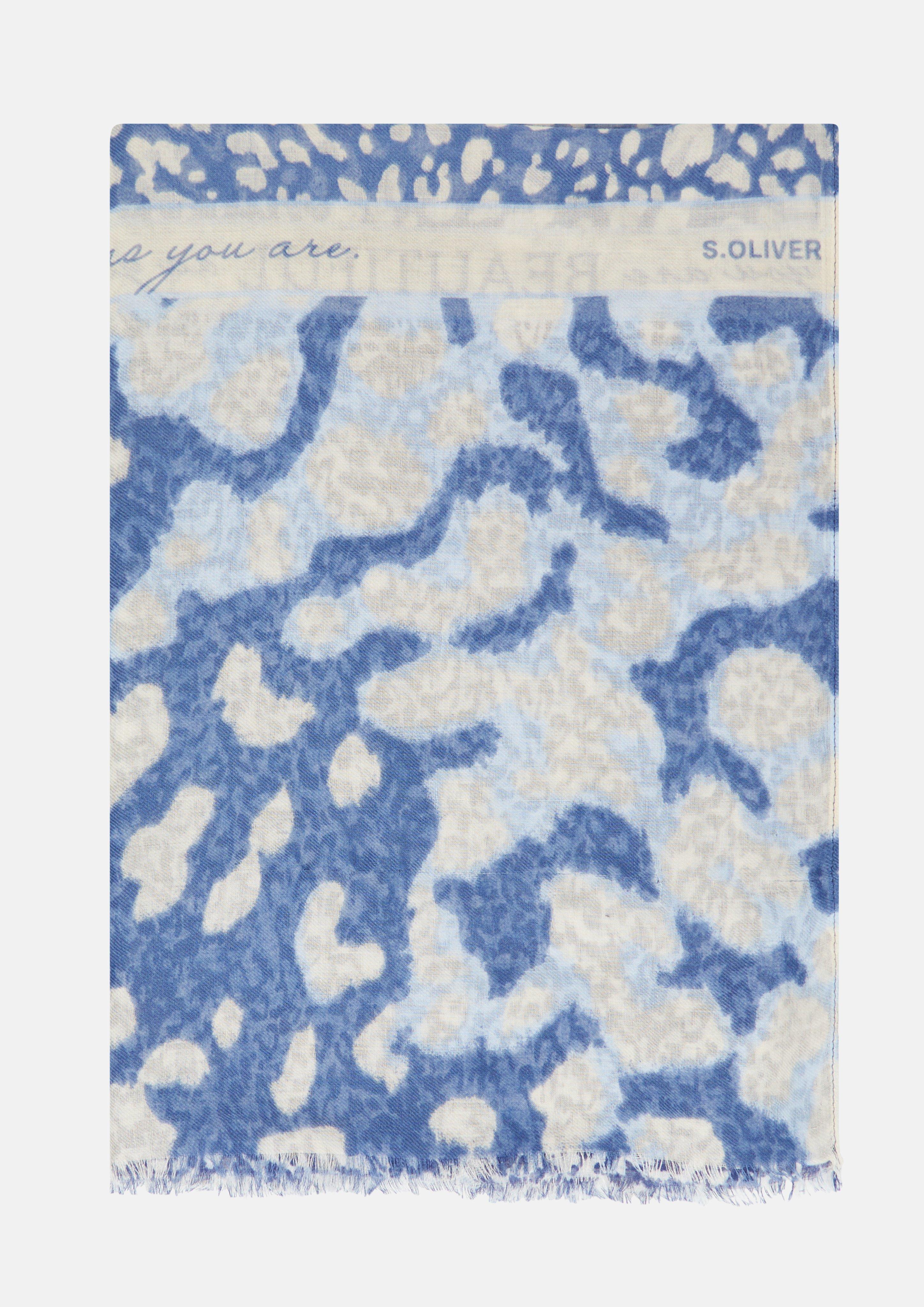 Femmes Écharpe en bleu de s.Oliver