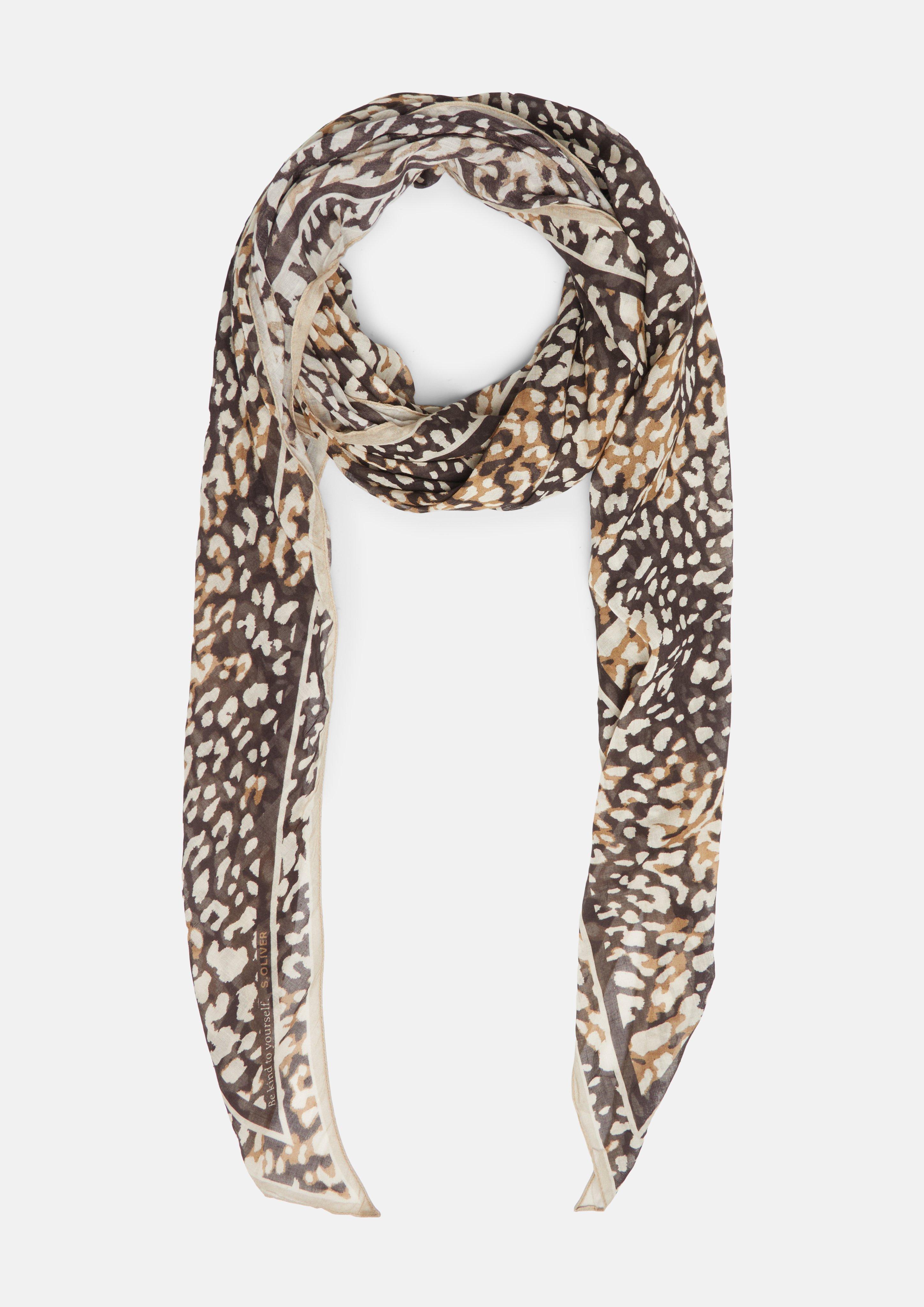 Foulard en marron foncé de s.Oliver