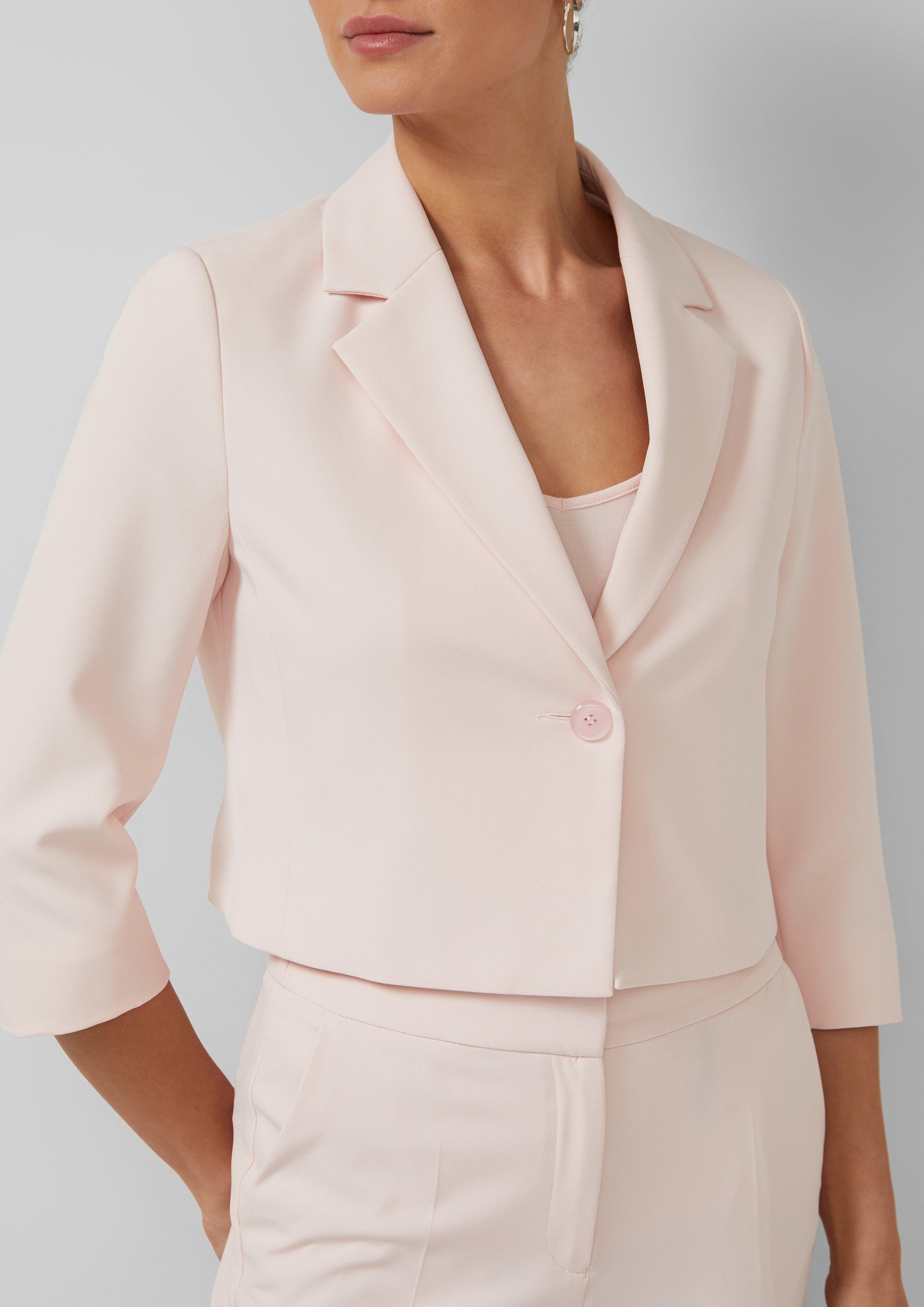 Cropped Blazer mit verkürztem Ärmel