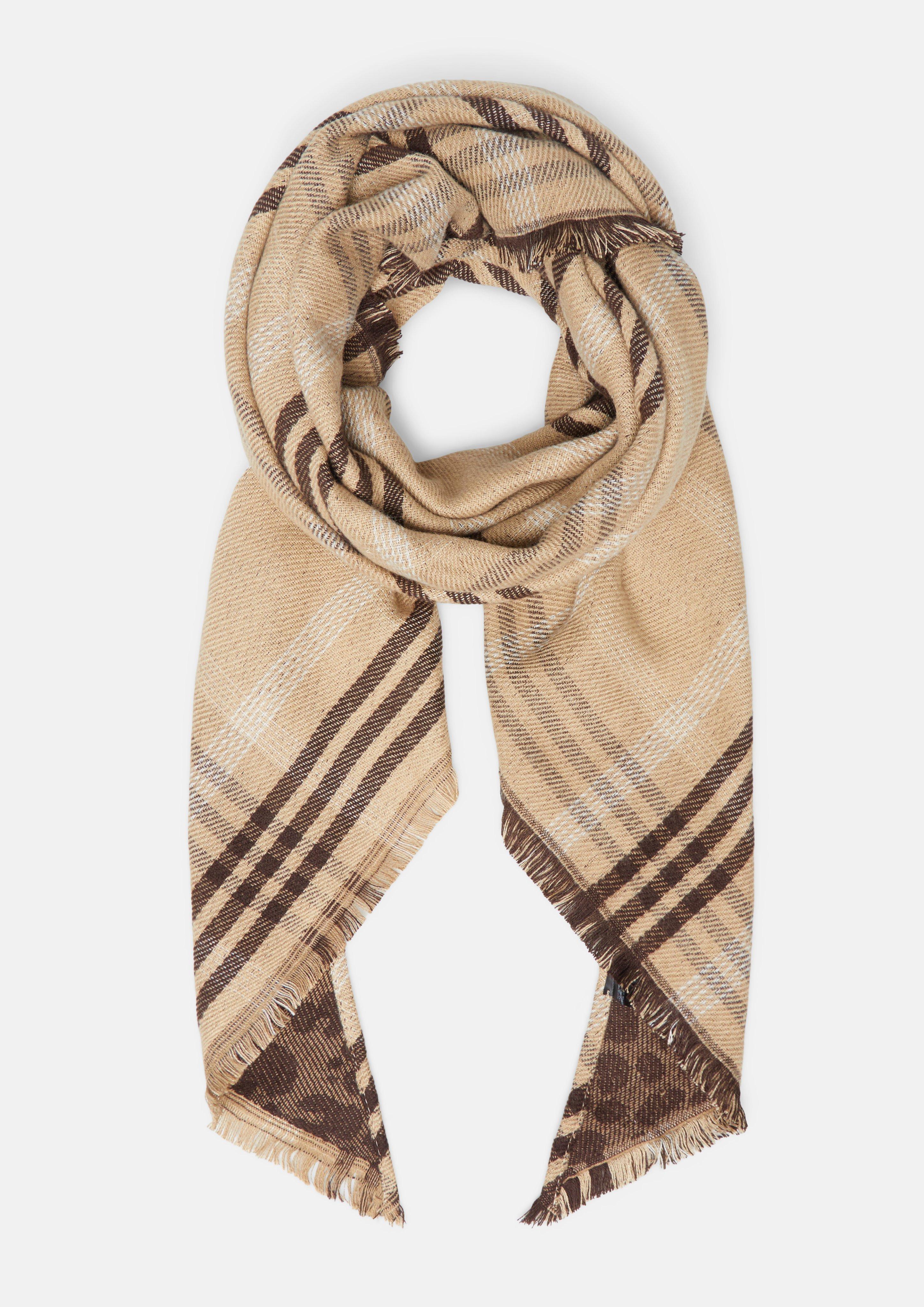 Shawl in brown by s.Oliver