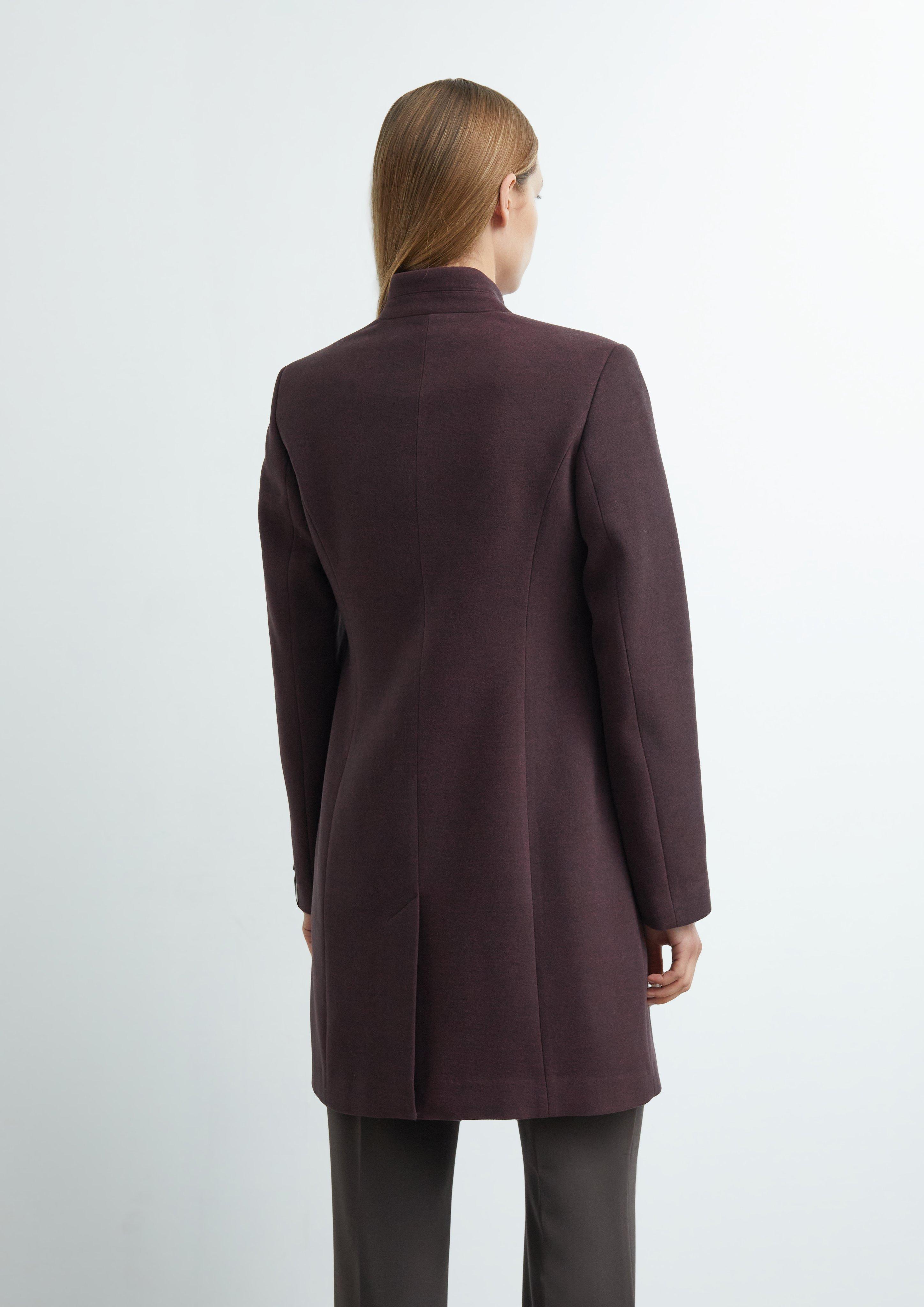 Damen Taillierter Blazer-Mantel aus weichem Viskosemix in rot von comma