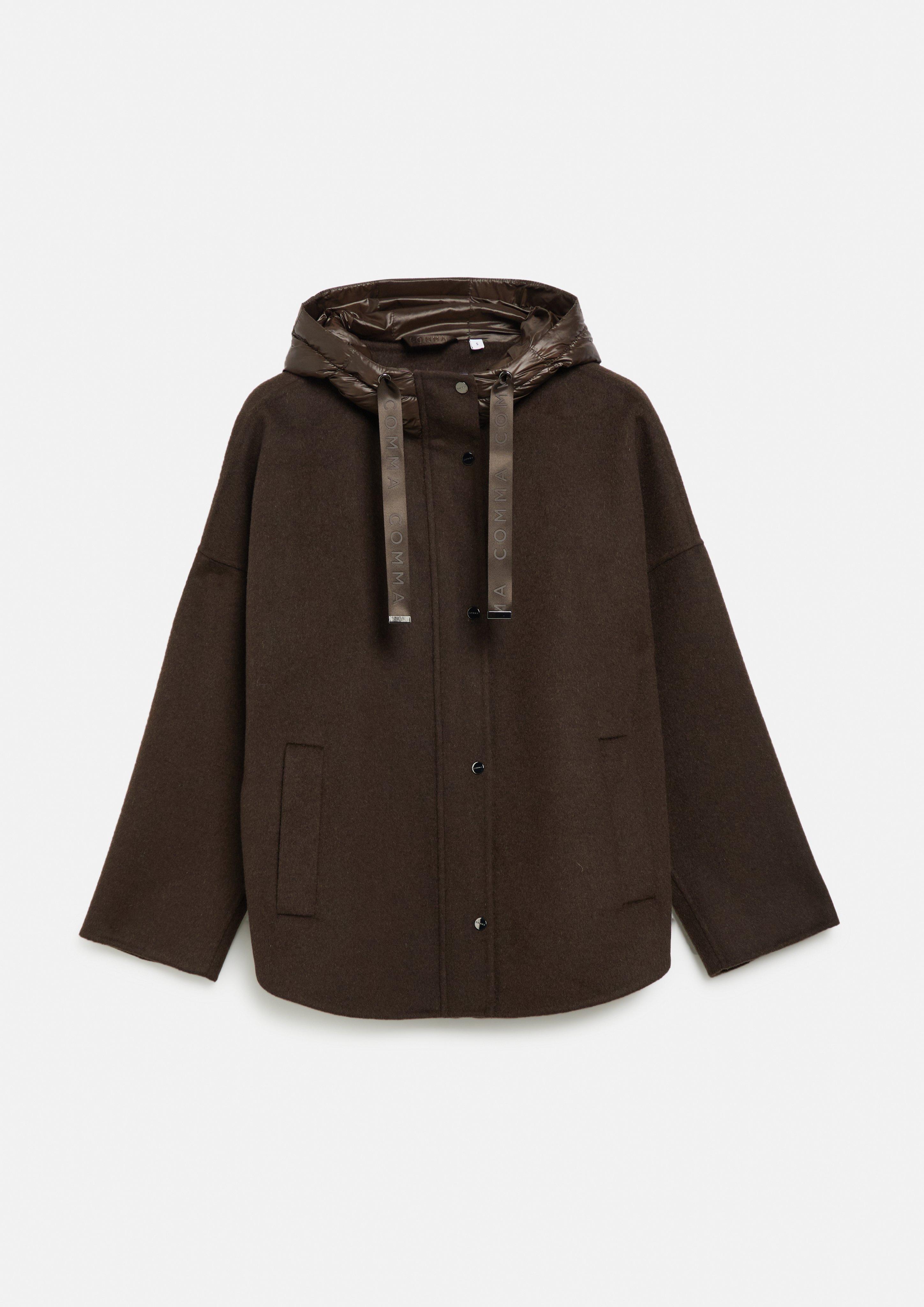 Outdoor-Jacke in dunkelbraun von COMMA