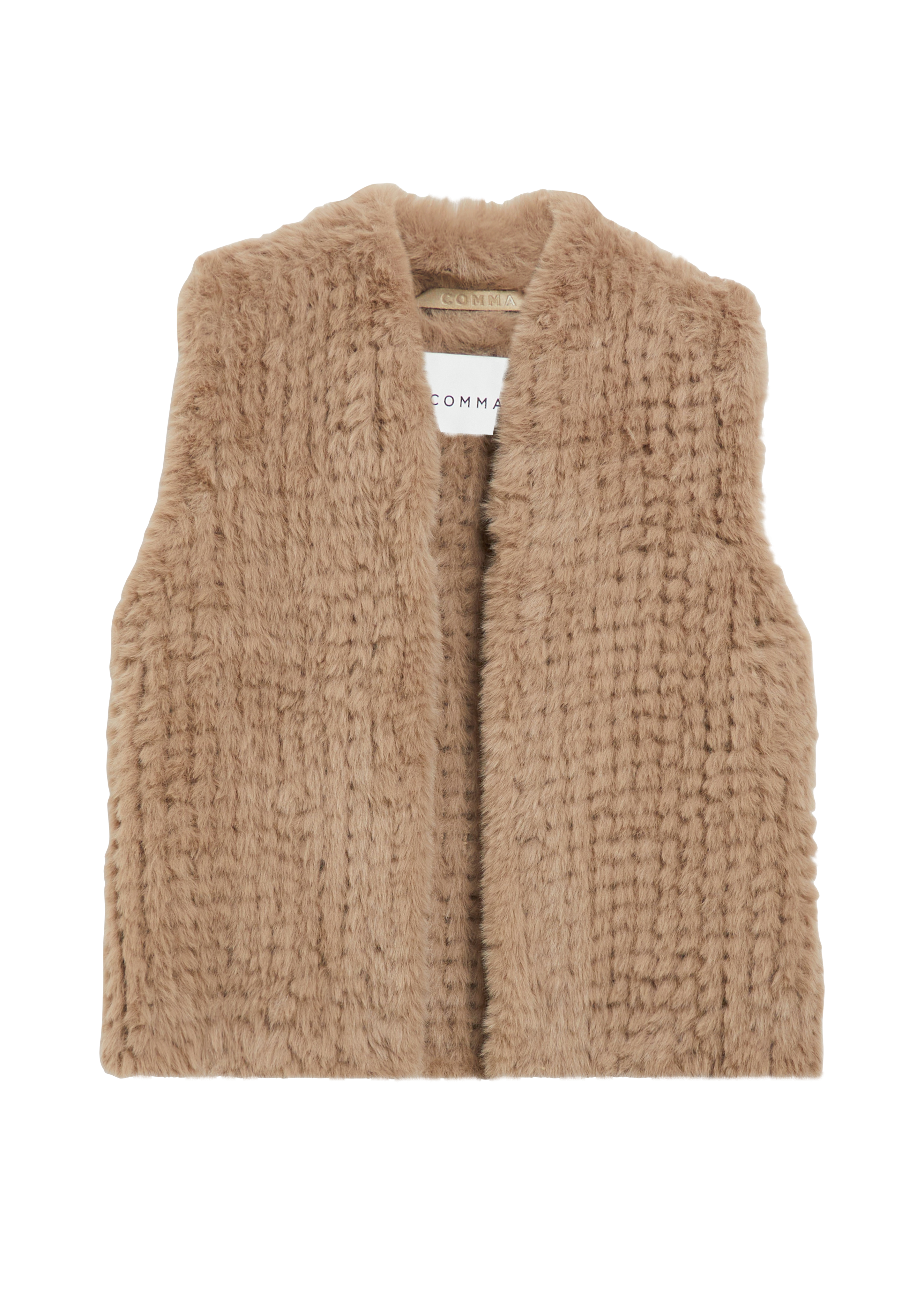 Vest van imitatiebont